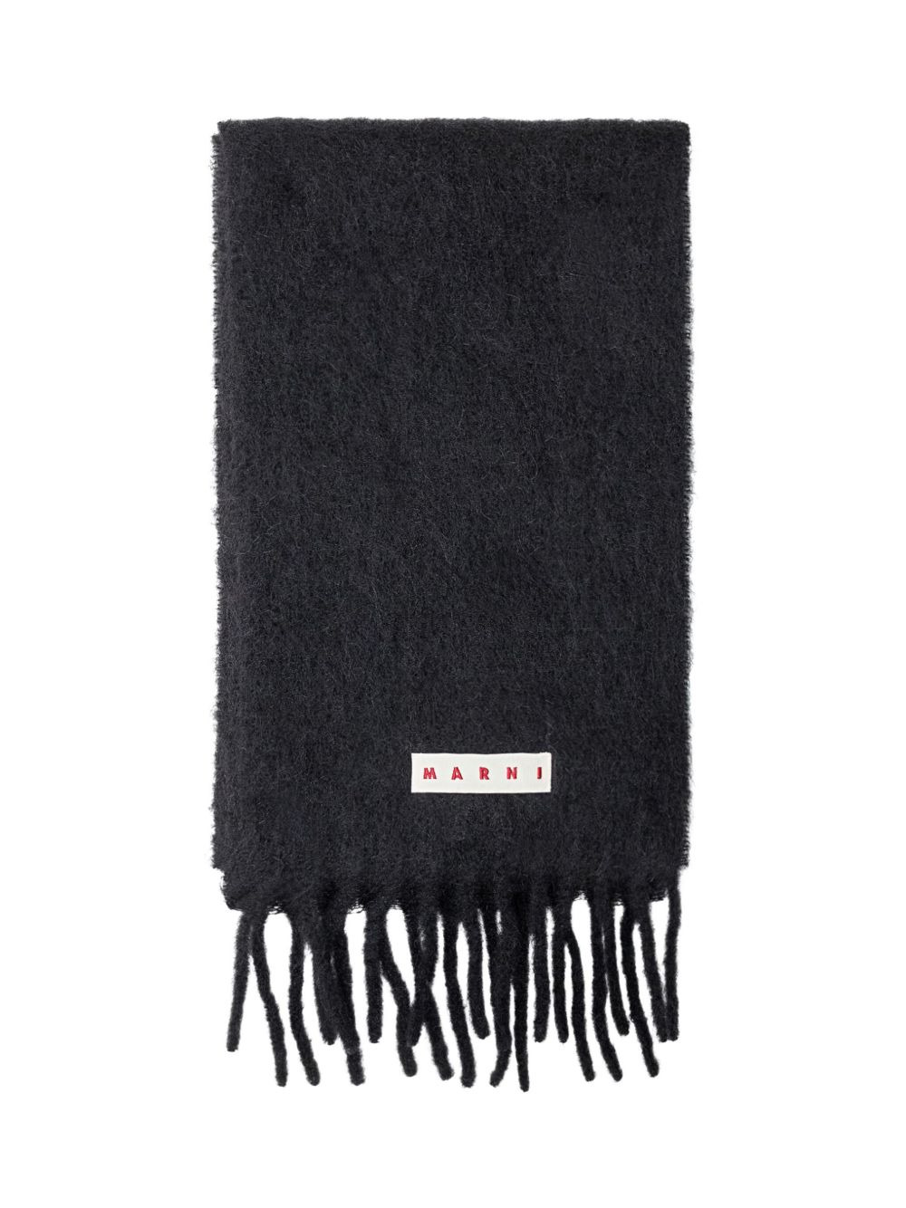 fringed wool scarf - 2