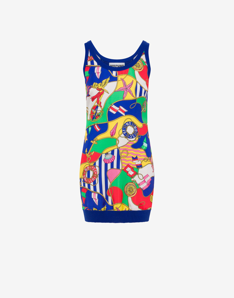 ALL-OVER NAUTICAL KNITTED DRESS 1