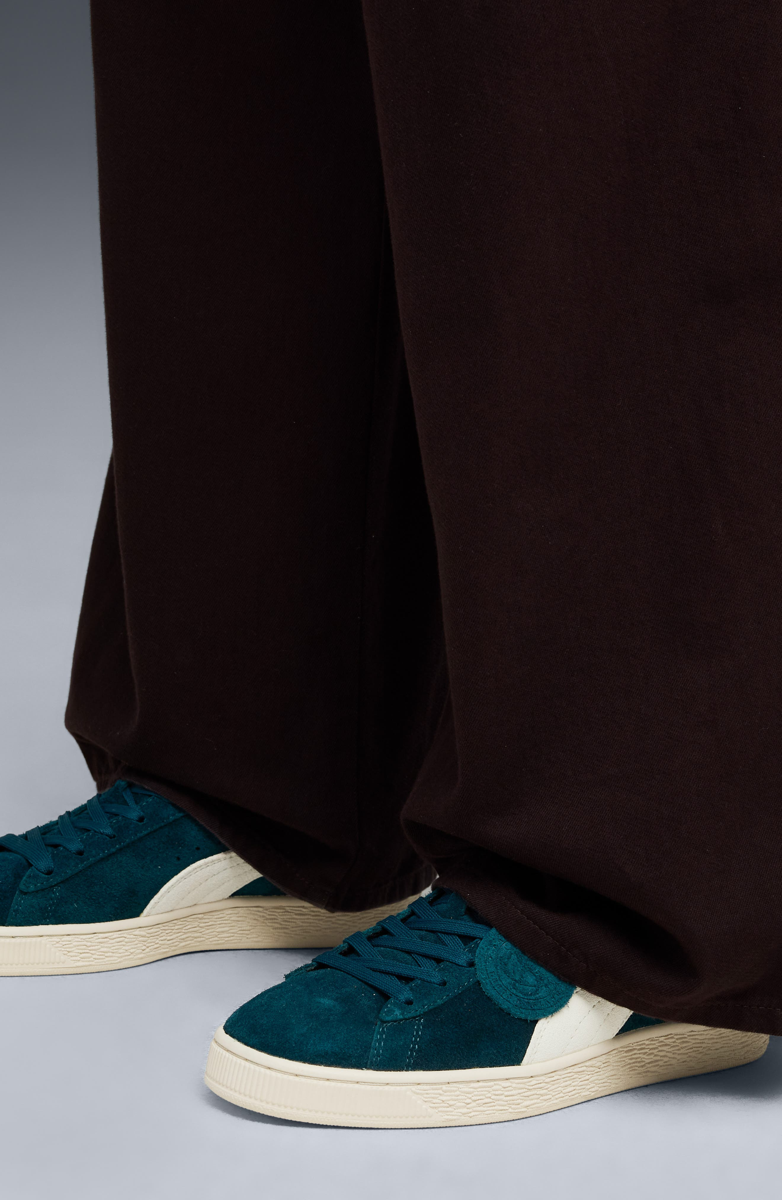 PUMA Charles F. Stead Suede Sneaker in Persian Blue/Puma White at Nordstrom - 2