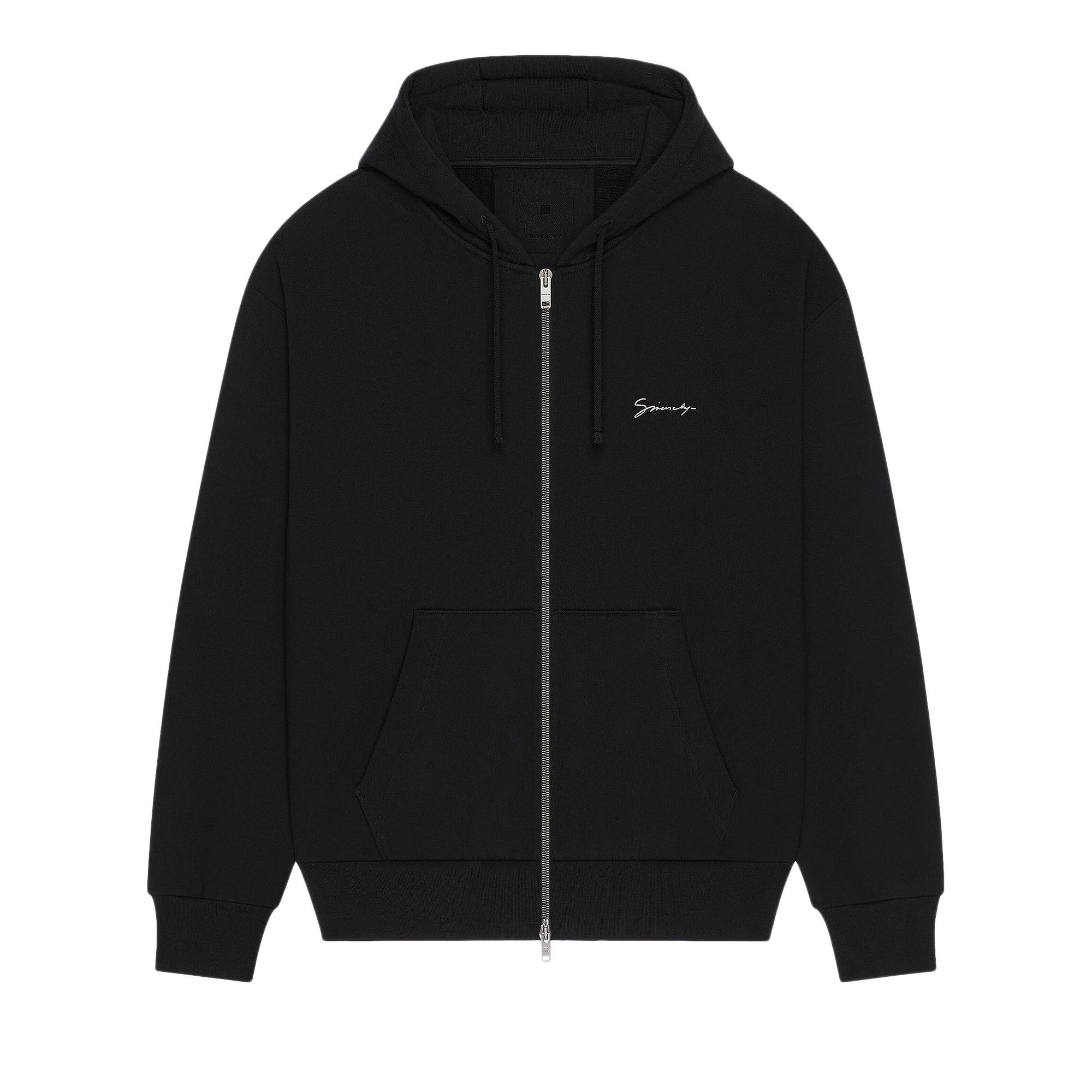 Givenchy Zipped Hoodie 'Black' - 1