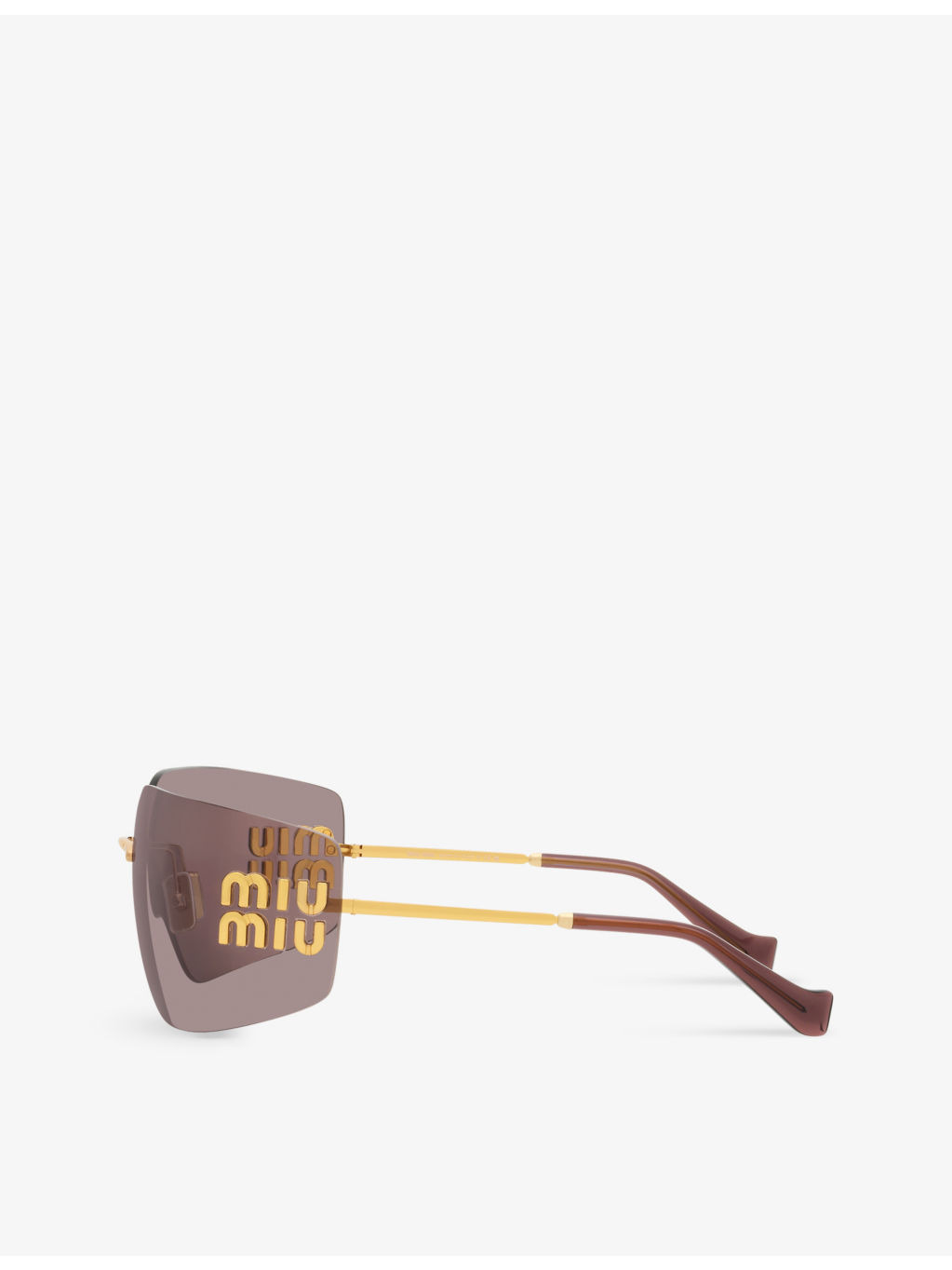 MU 54YS square-frame metal sunglasses - 4