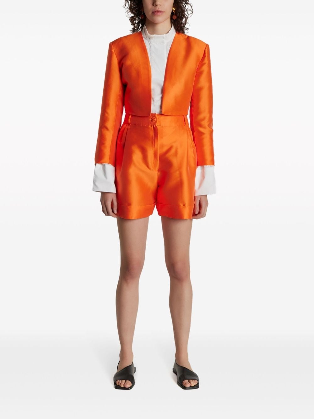Helmut satin-finish blazer - 2