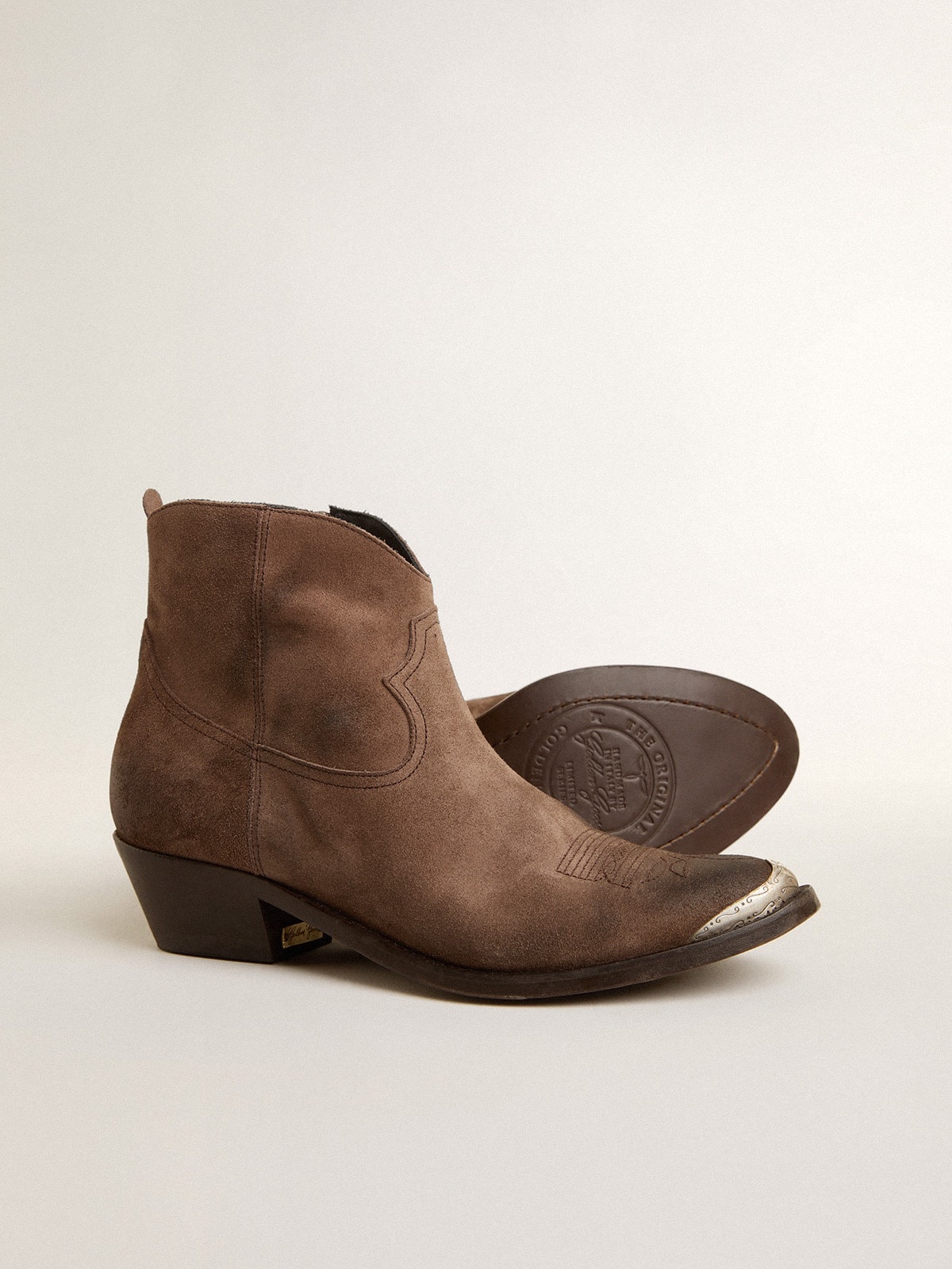 Young ankle boots in dark brown suede - 4