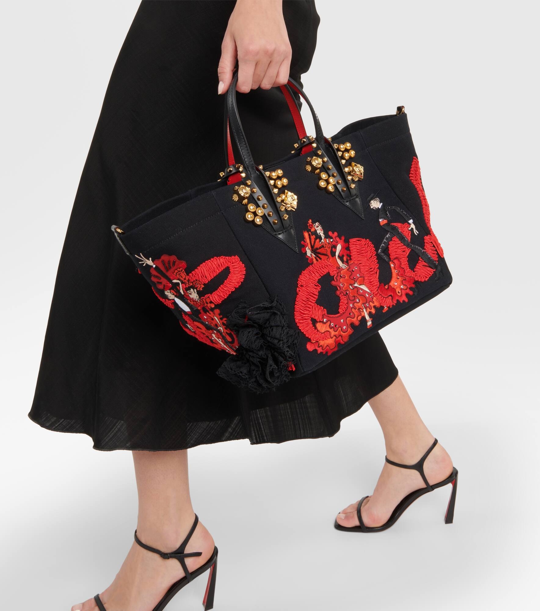 x Rossy de Palma Flamencaba Small embroidered tote bag - 4