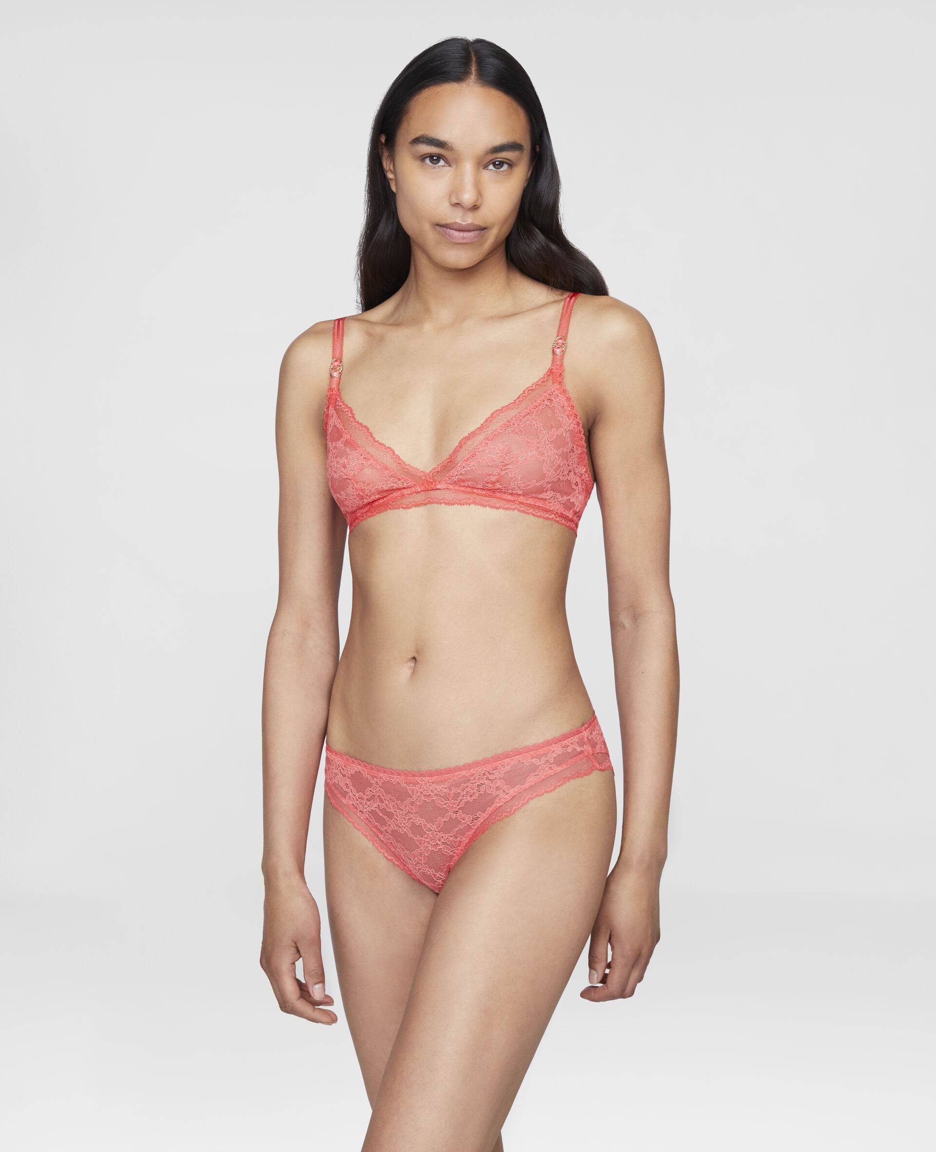 Mila Shimmering Soft Cup Triangle Bra - 2