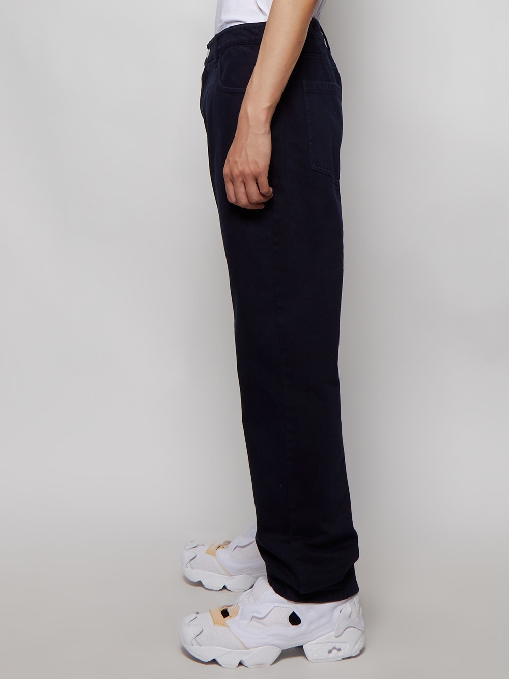 Slim Fit Premium Denim Pants Dark Navy - 4