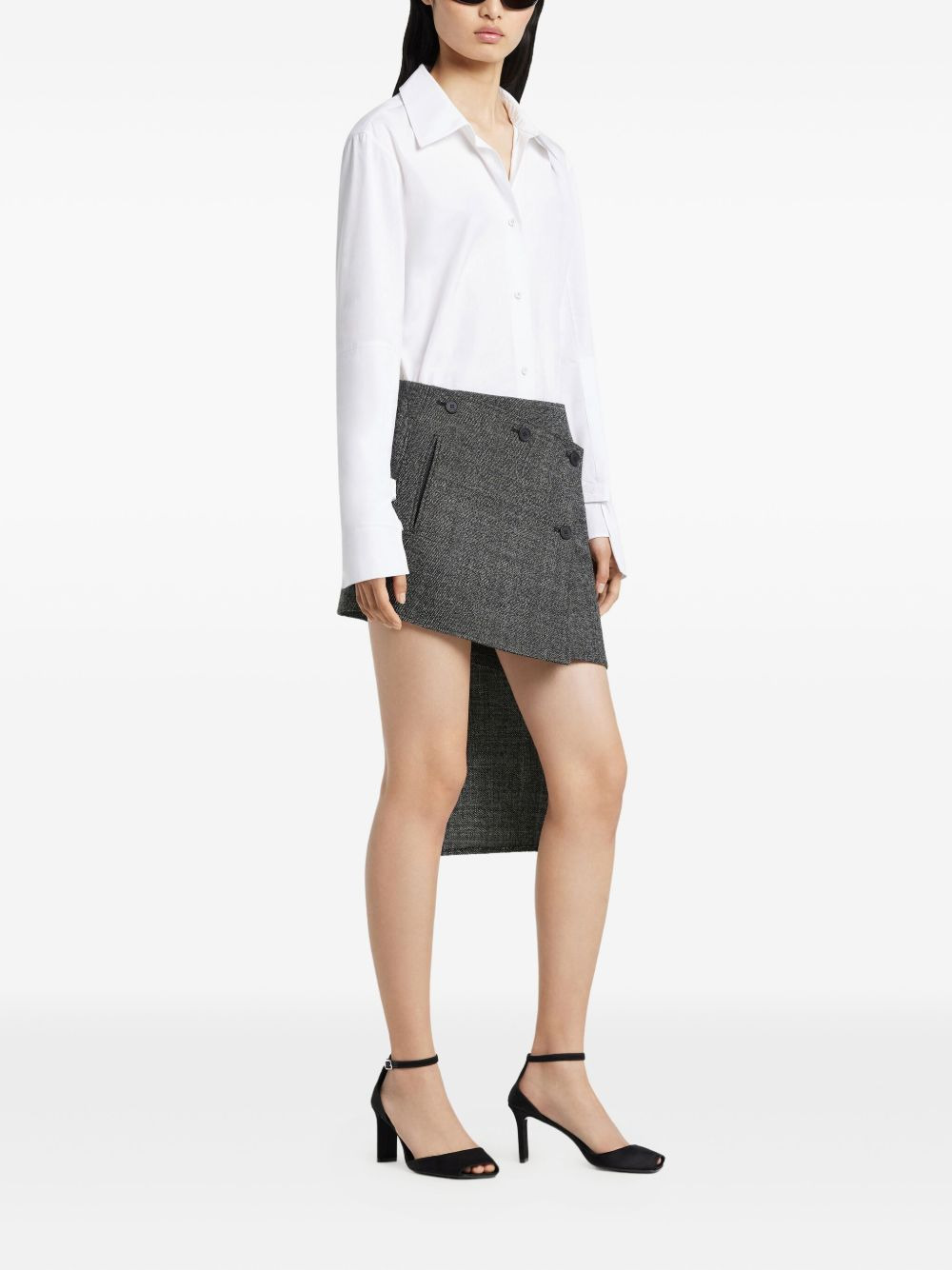 cuff-detail shirt - 3