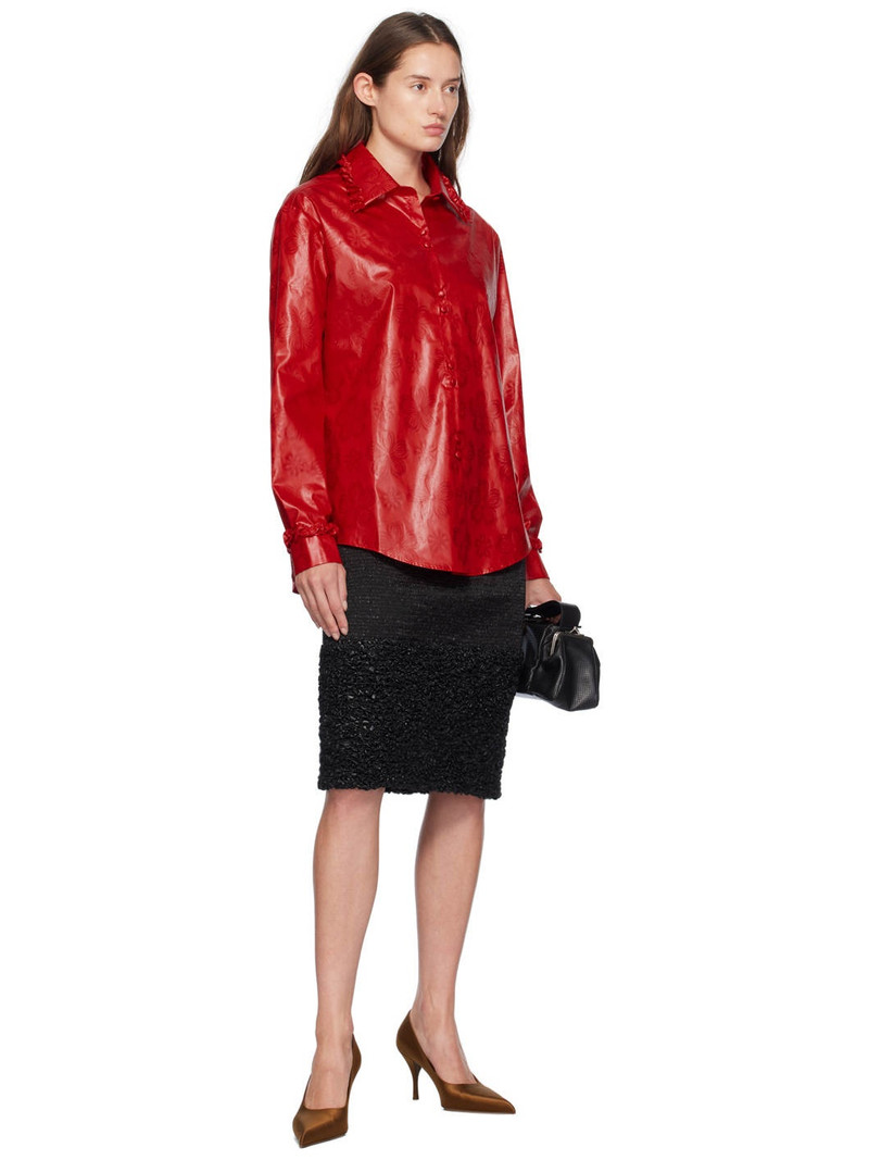 SUPER YAYA Red Papa Froufrou Shirt outlook