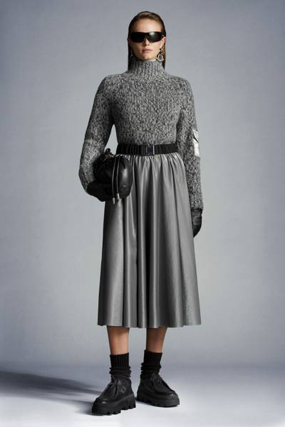 Moncler Laminated-Effect Skirt outlook
