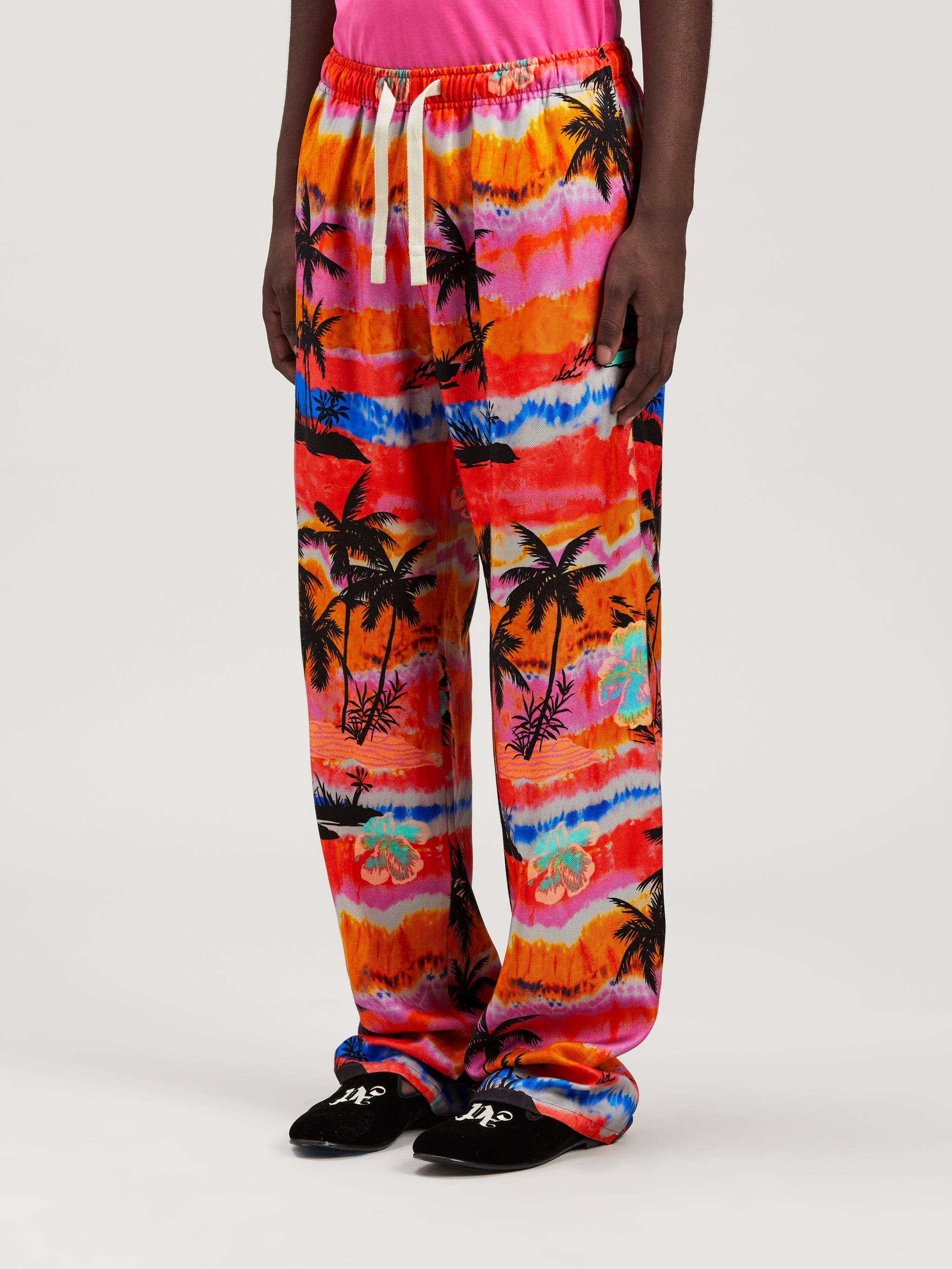 Psychedelic Palms Loose Pants - 4