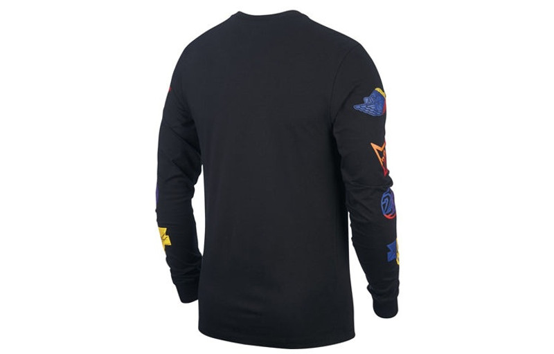 Jordan Air Jordan Colorful Long Sleeves Black AT8939-010 outlook