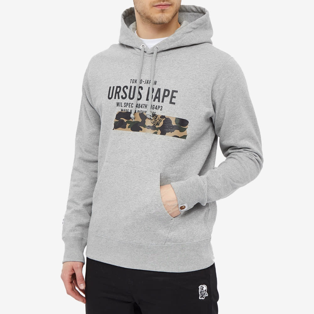 A Bathing Ape Ursus Tape Pullover Hoody - 4