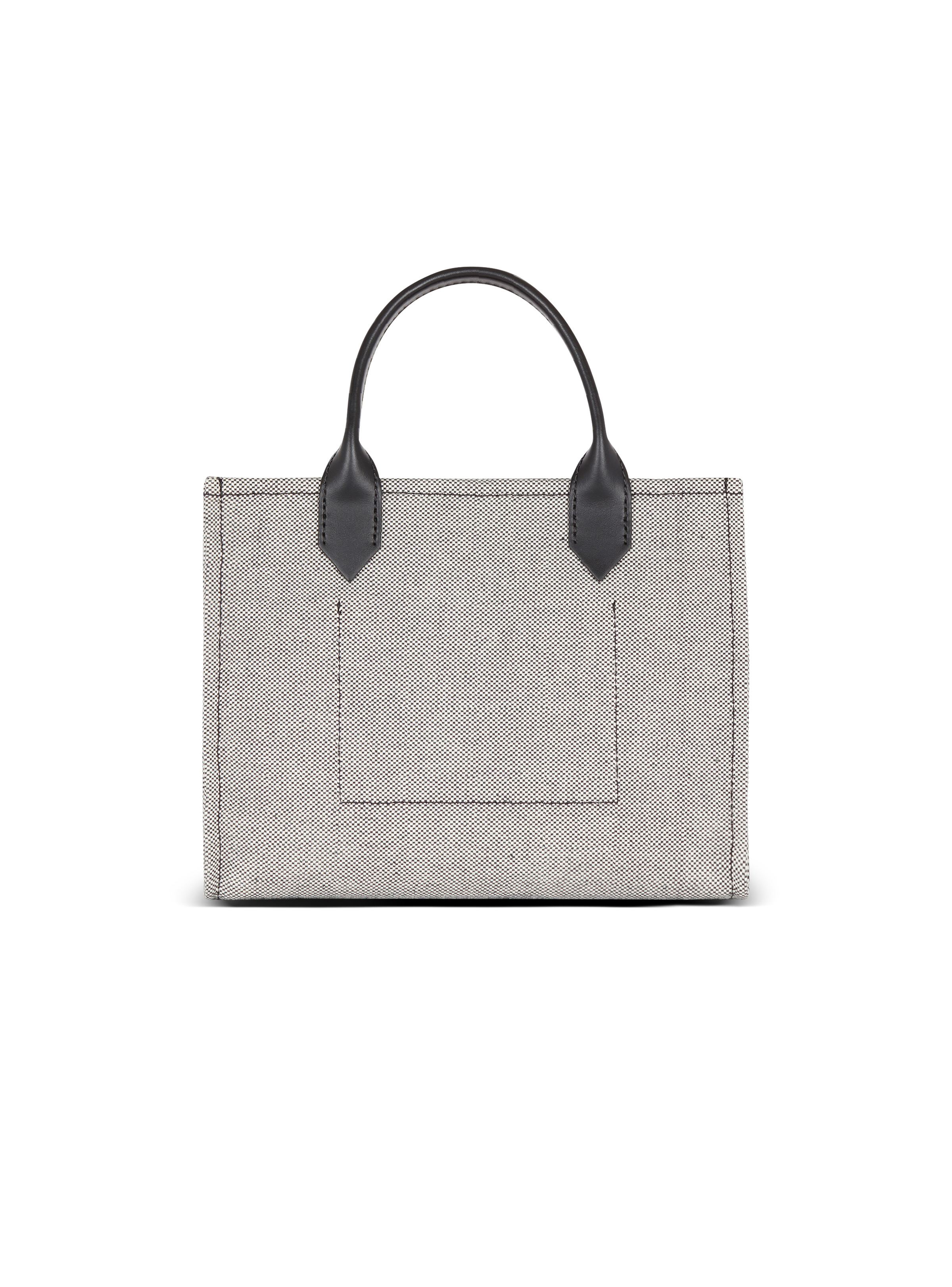 B-Army canvas and leather tote - 4