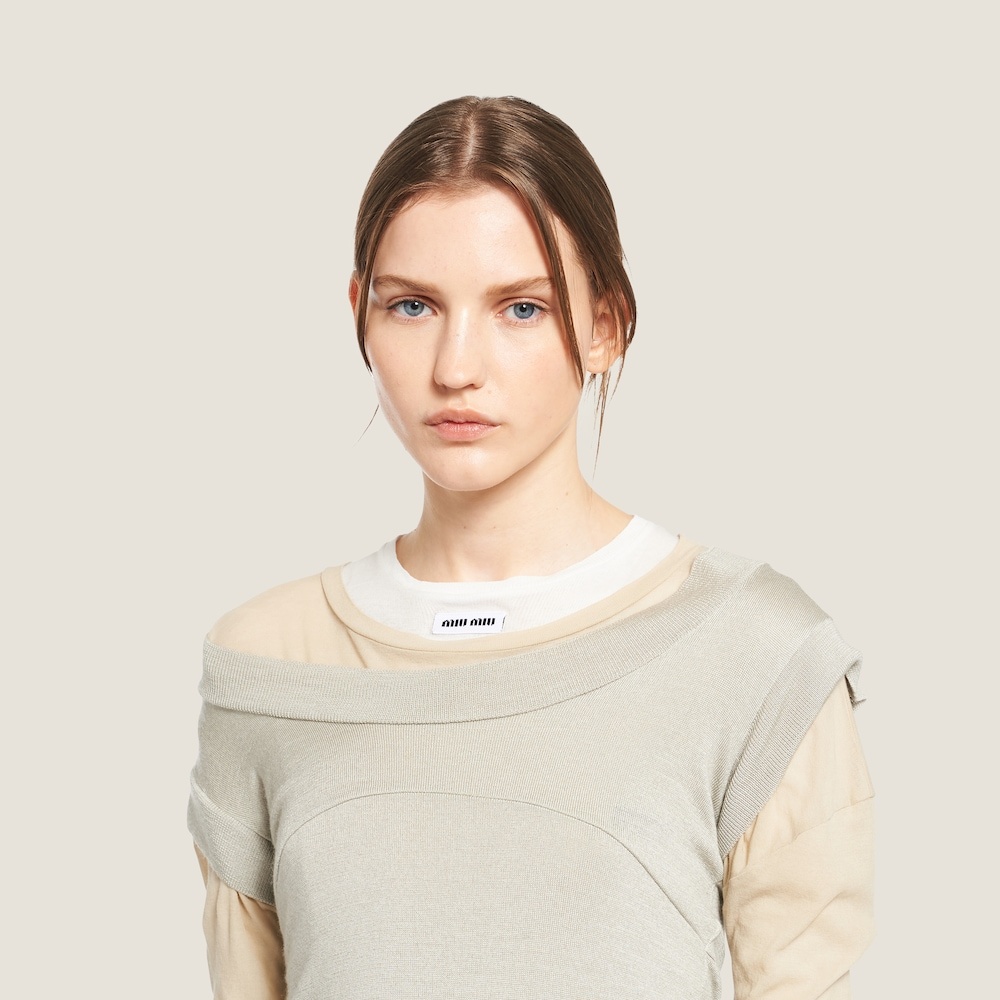 Cashmere and silk dress - 4