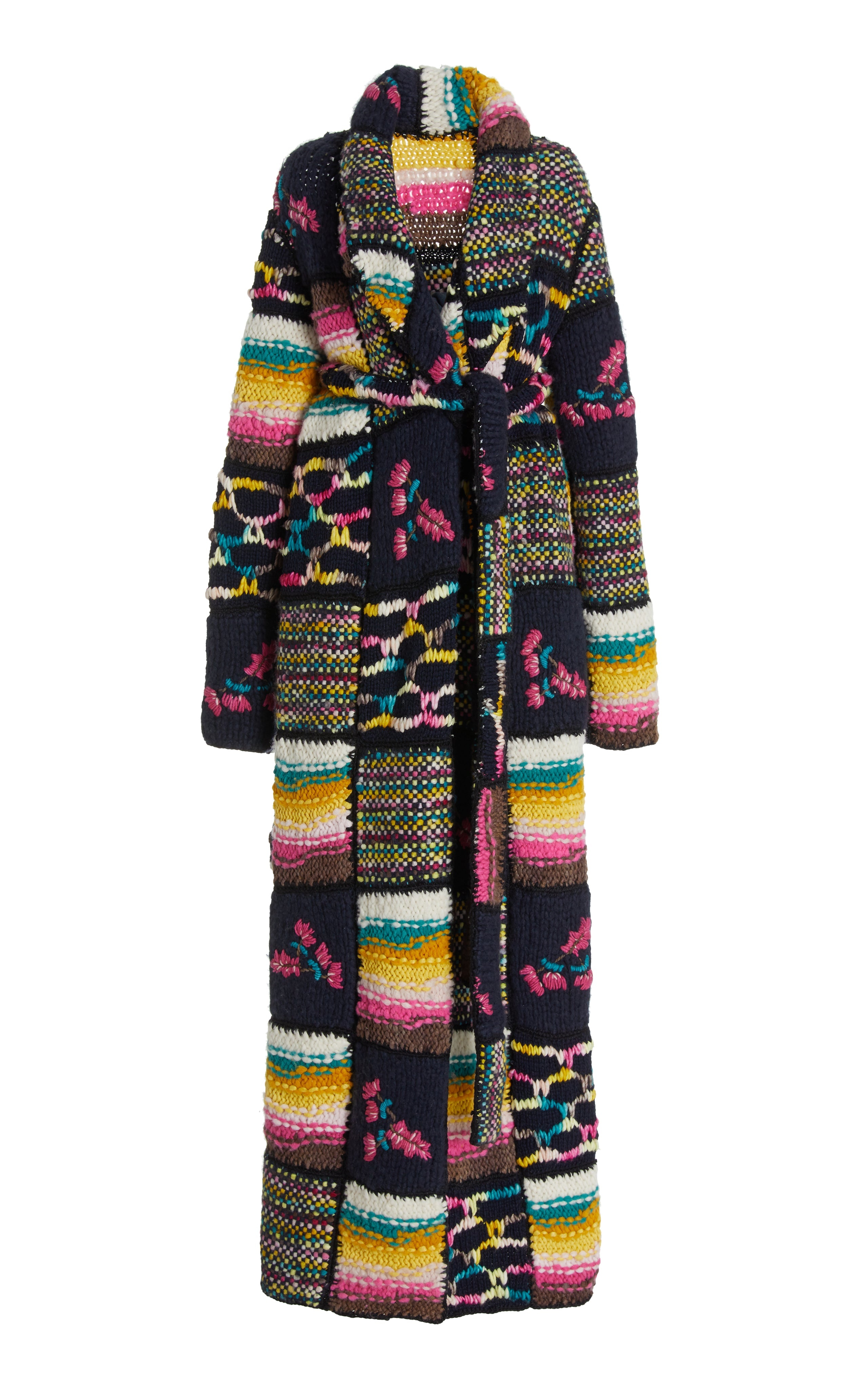 Greta Patchwork Coat in Welfat Cashmere - 1
