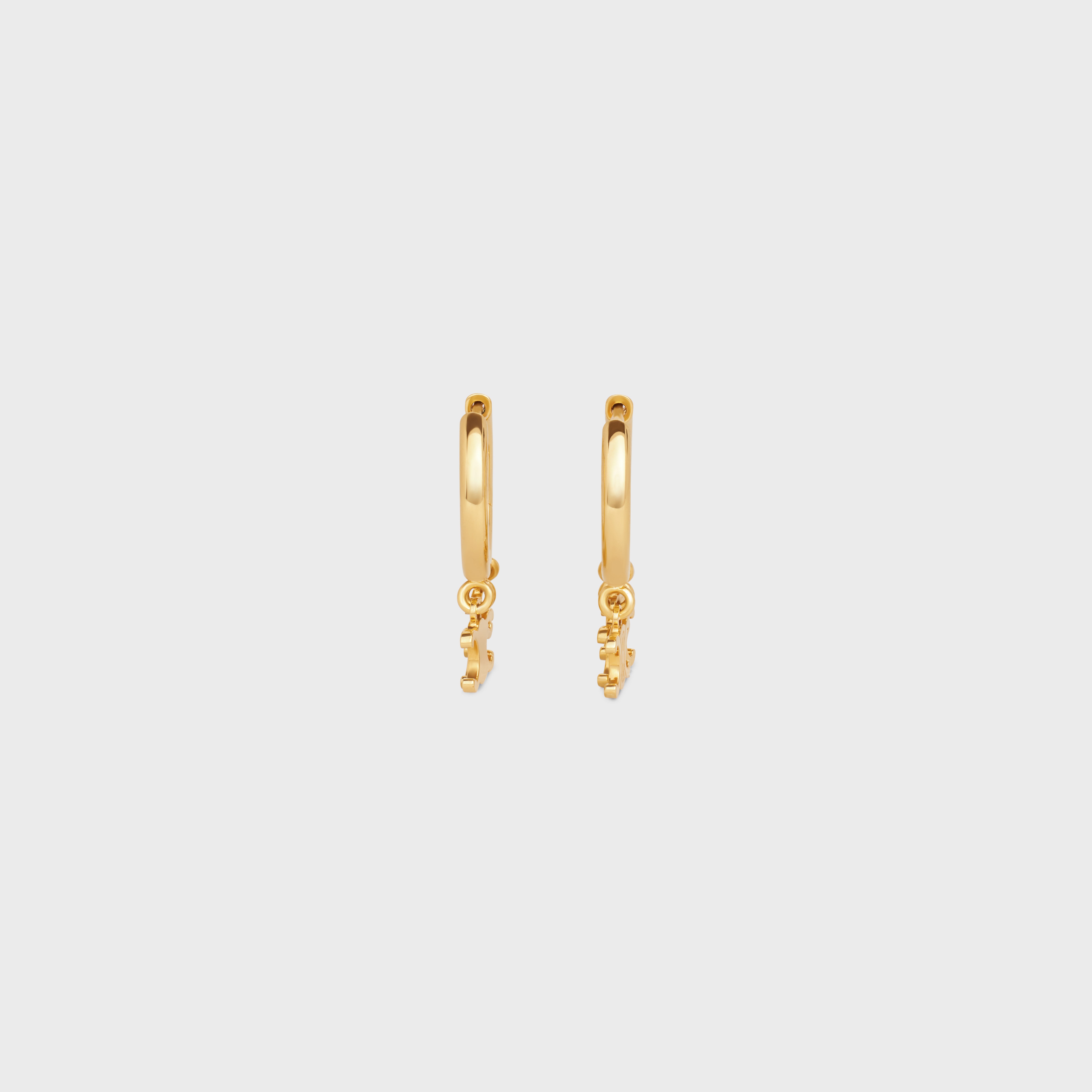 Triomphe Trio Hoops in Brass with Gold Finish - 3