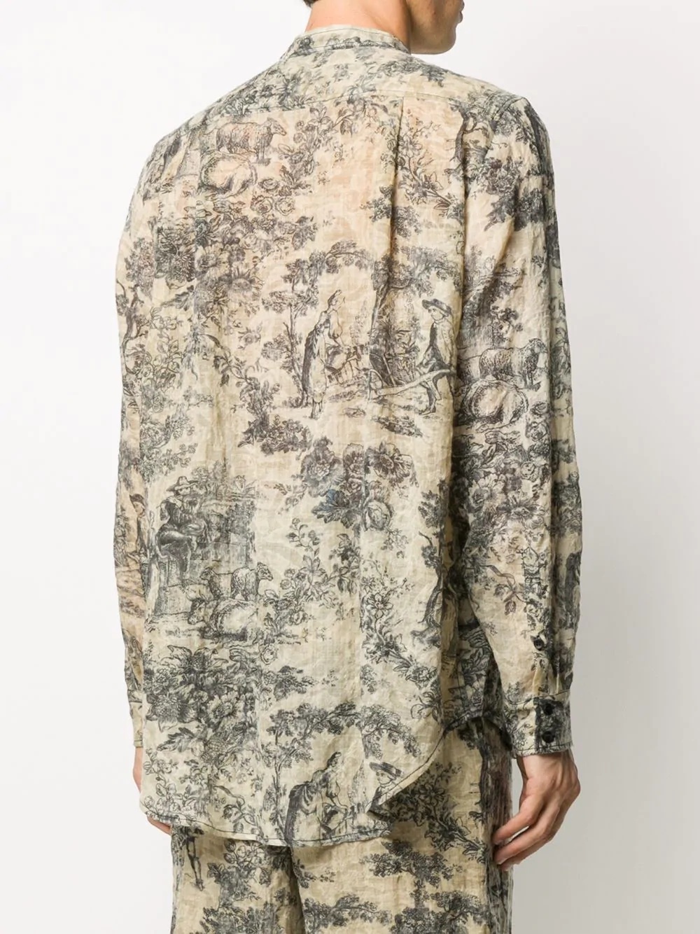 Toile de Jouy print shirt - 4