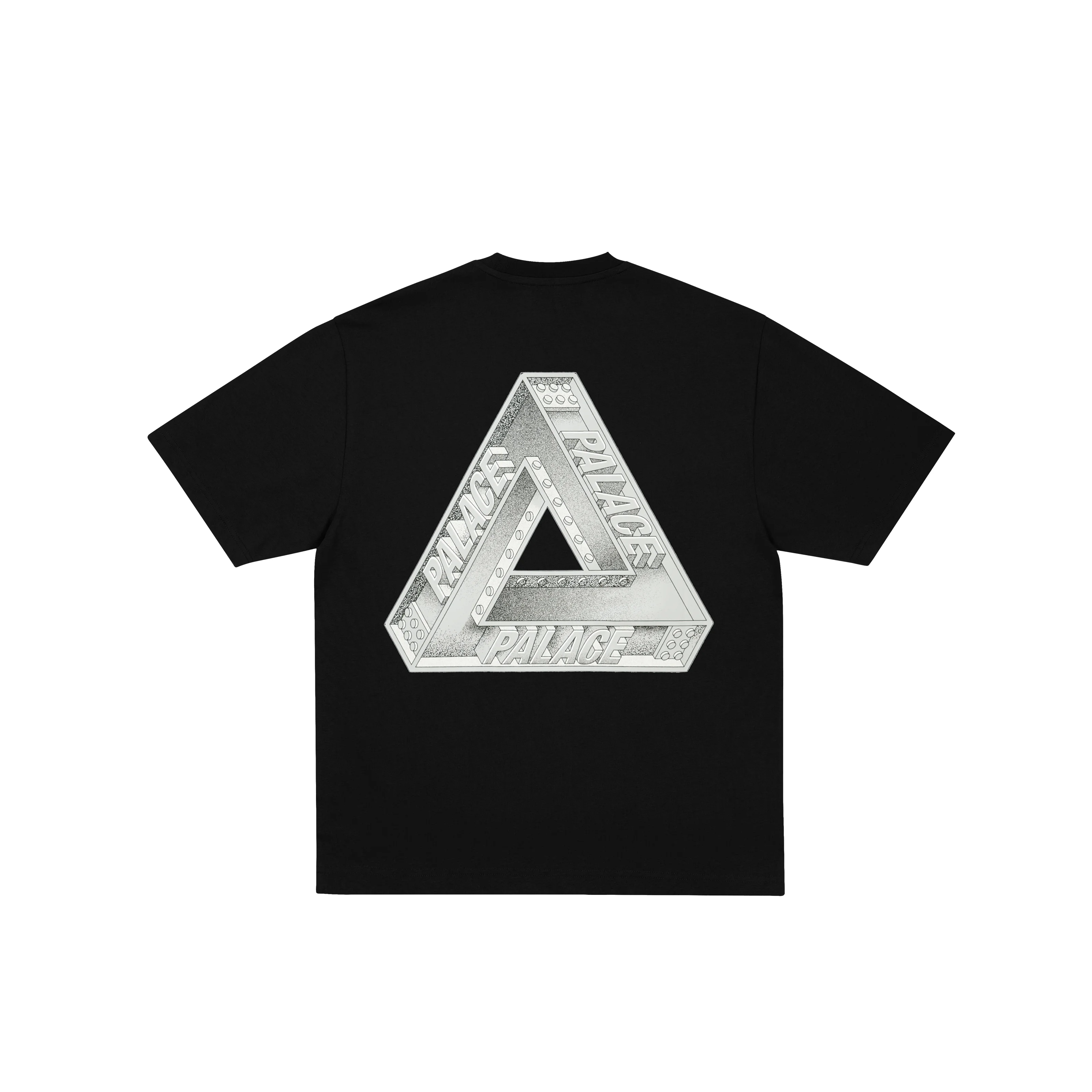 TRI GIRDERS T-SHIRT BLACK - 1