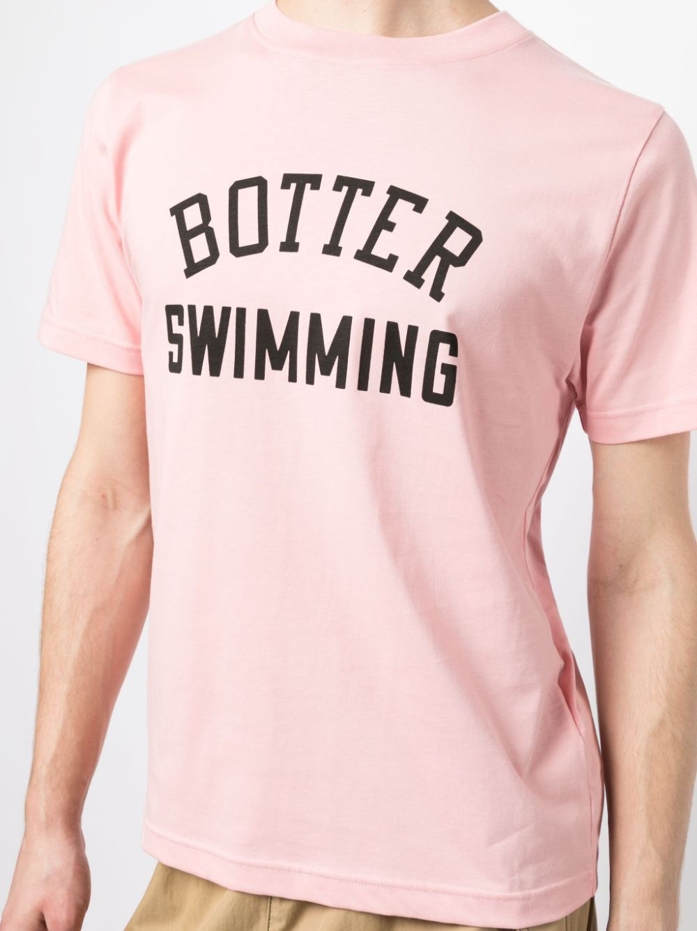 flocked-logo organic cotton T-shirt - 5