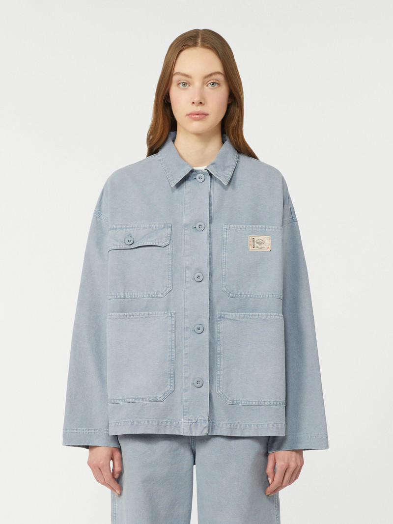 ALBUM Cotton canvas workwear jacket - LIGHT BLUE 3