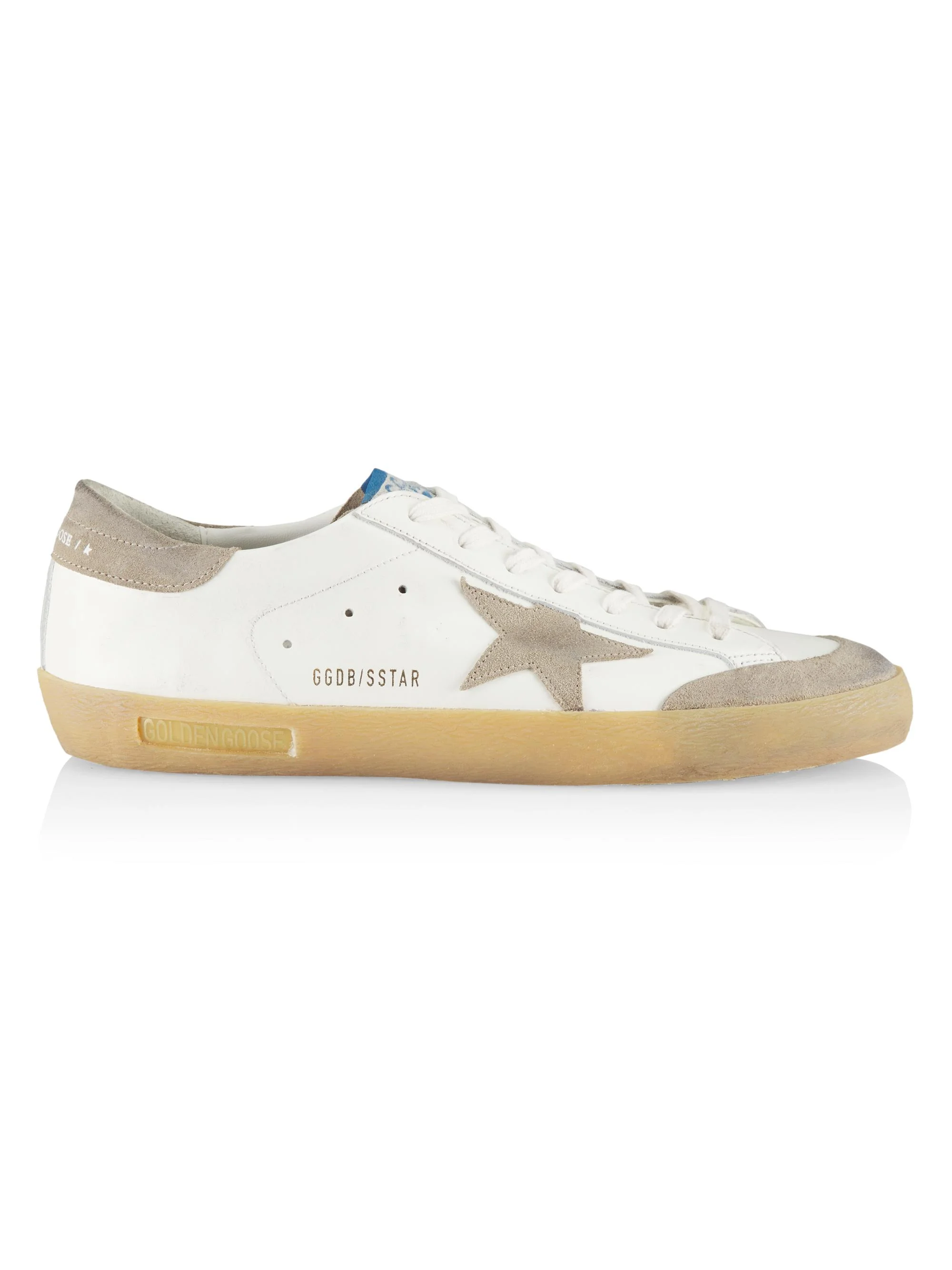 Men's Super-Star Penstar Leather Low-Top Sneakers - Milky Taupe - 1