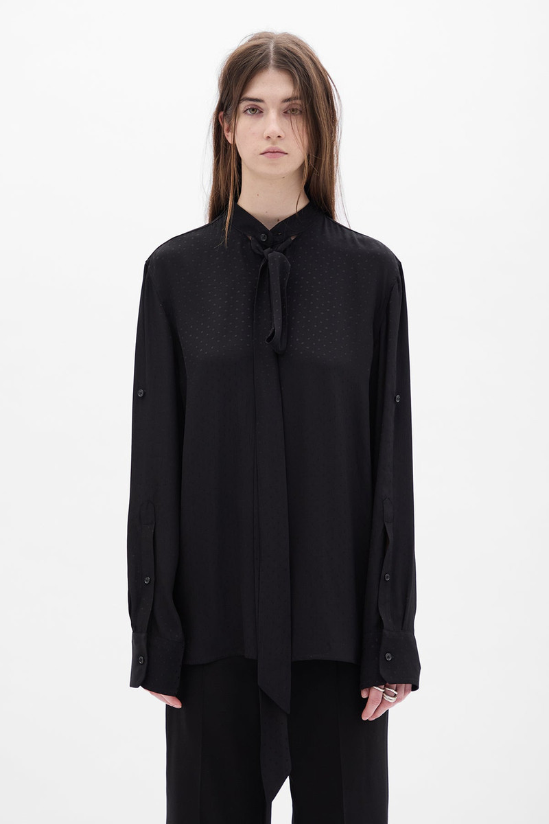 Dien Stand Collar Long Shirt 5