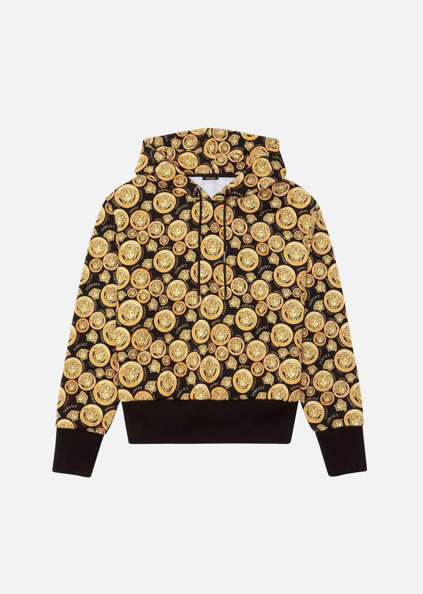 Medusa Amplified Print Cotton Hoodie - 1