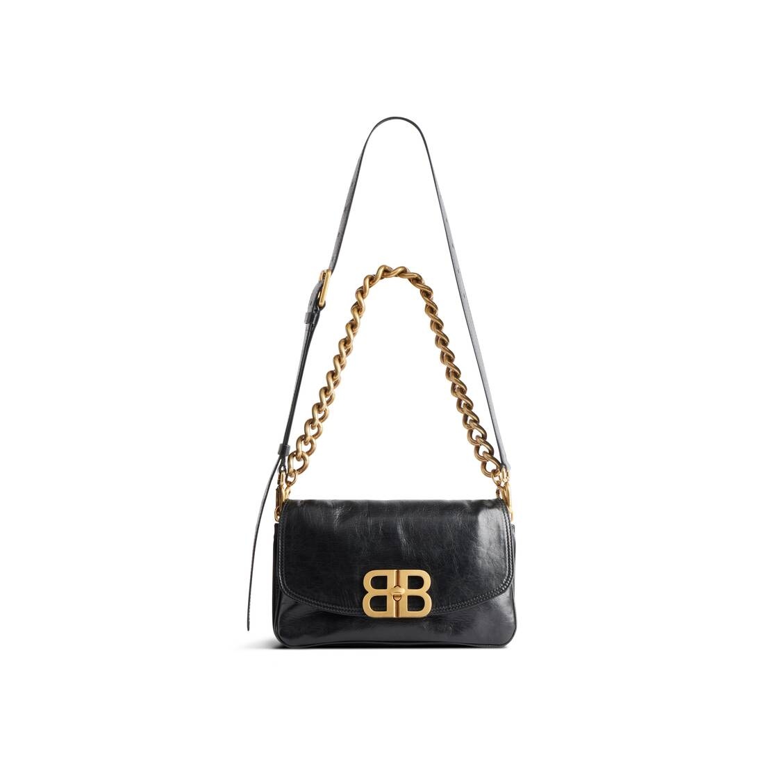Women's Bb Soft Small Flap Bag  in Black - 5