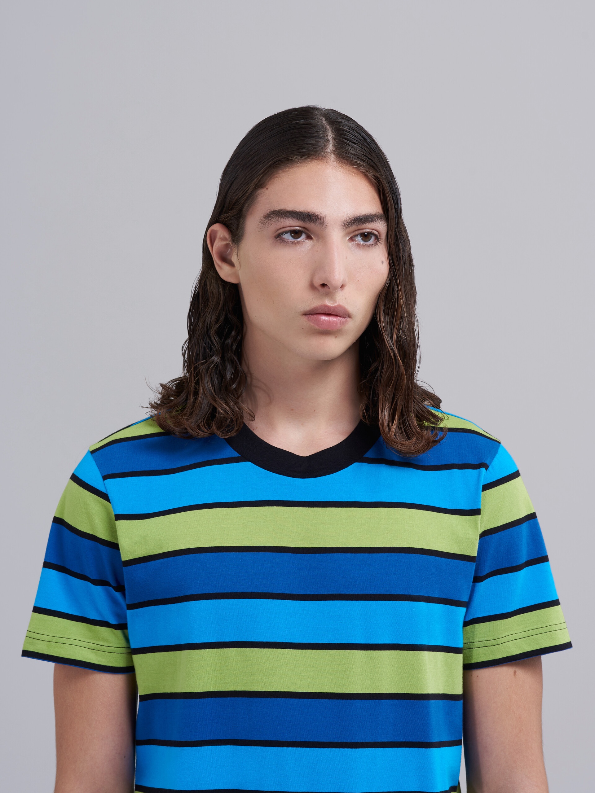 PACK OF 3 STRIPED COTTON JERSEY T-SHIRTS - 4