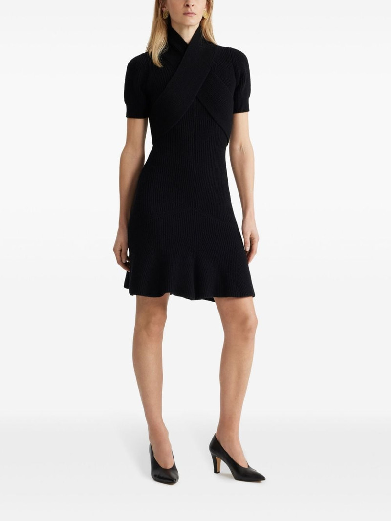 PATOU wrap mini dress outlook