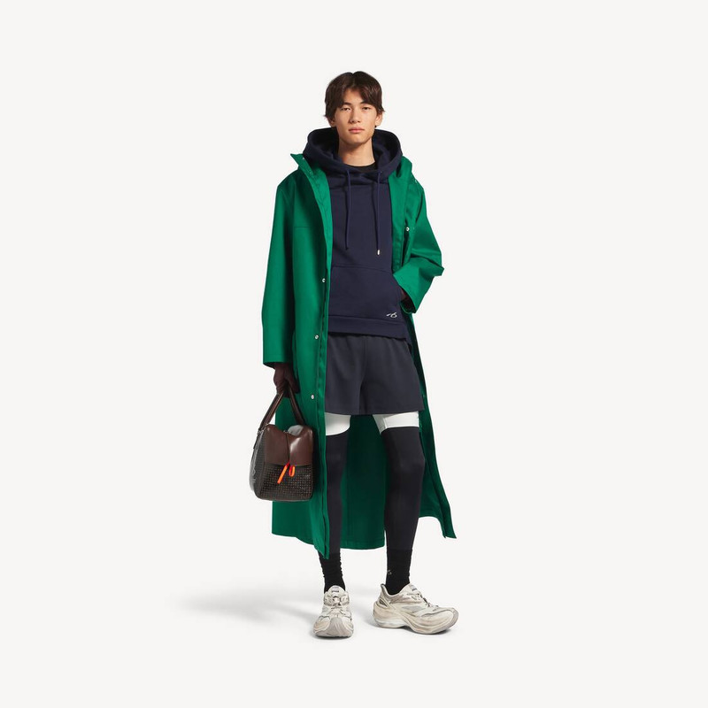 BALENCIAGA Men's Techwear Shorts in Navy/white outlook