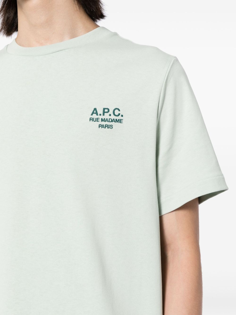 embroidered logo T-shirt - 5