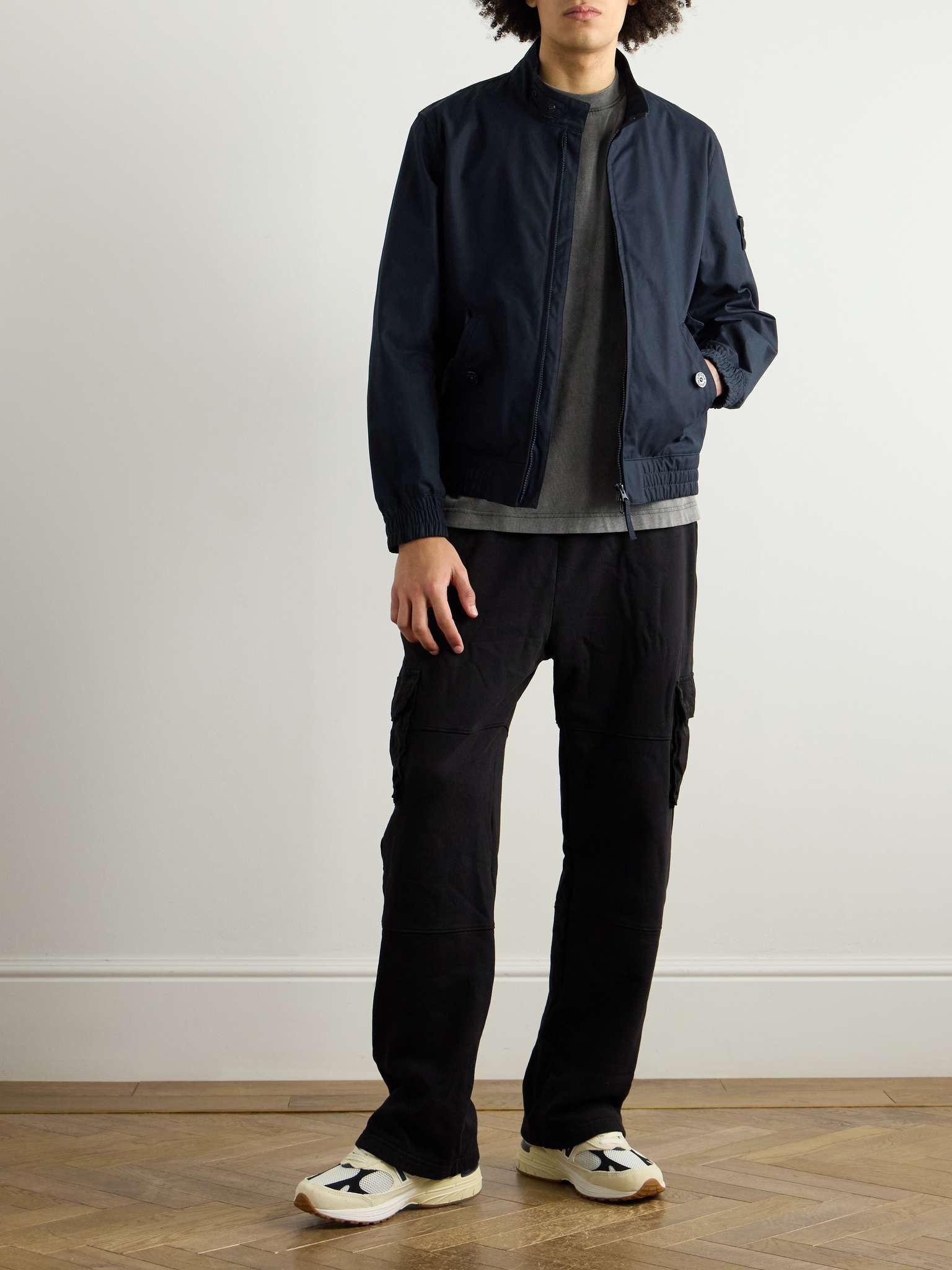 Ghost Logo-Appliquéd Organic Cotton-Canvas Bomber Jacket - 2