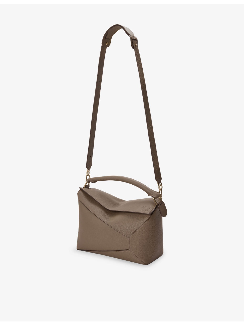 Puzzle Edge Medium Leather Shoulder Bag - 6