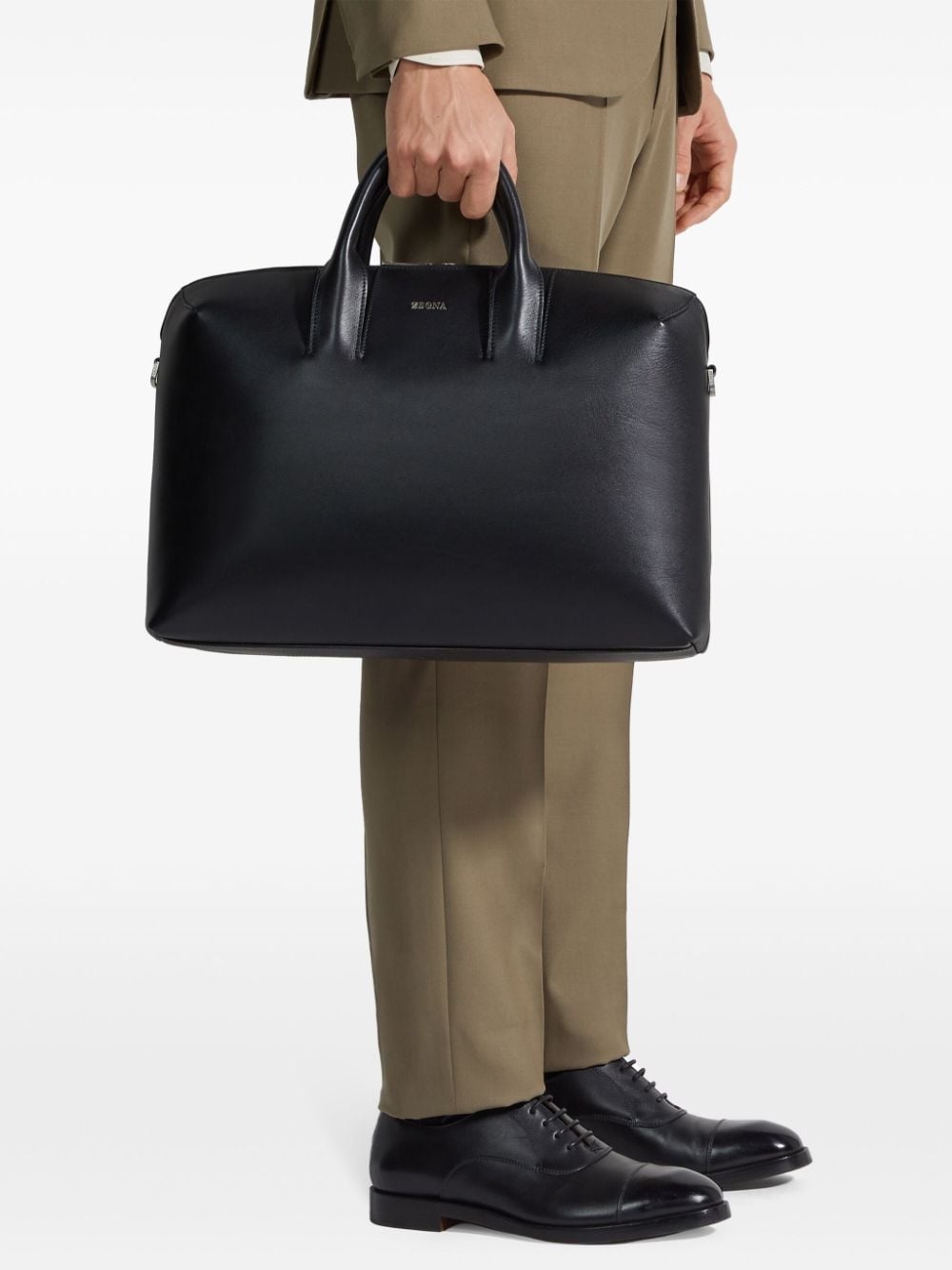 leather briefcase - 2