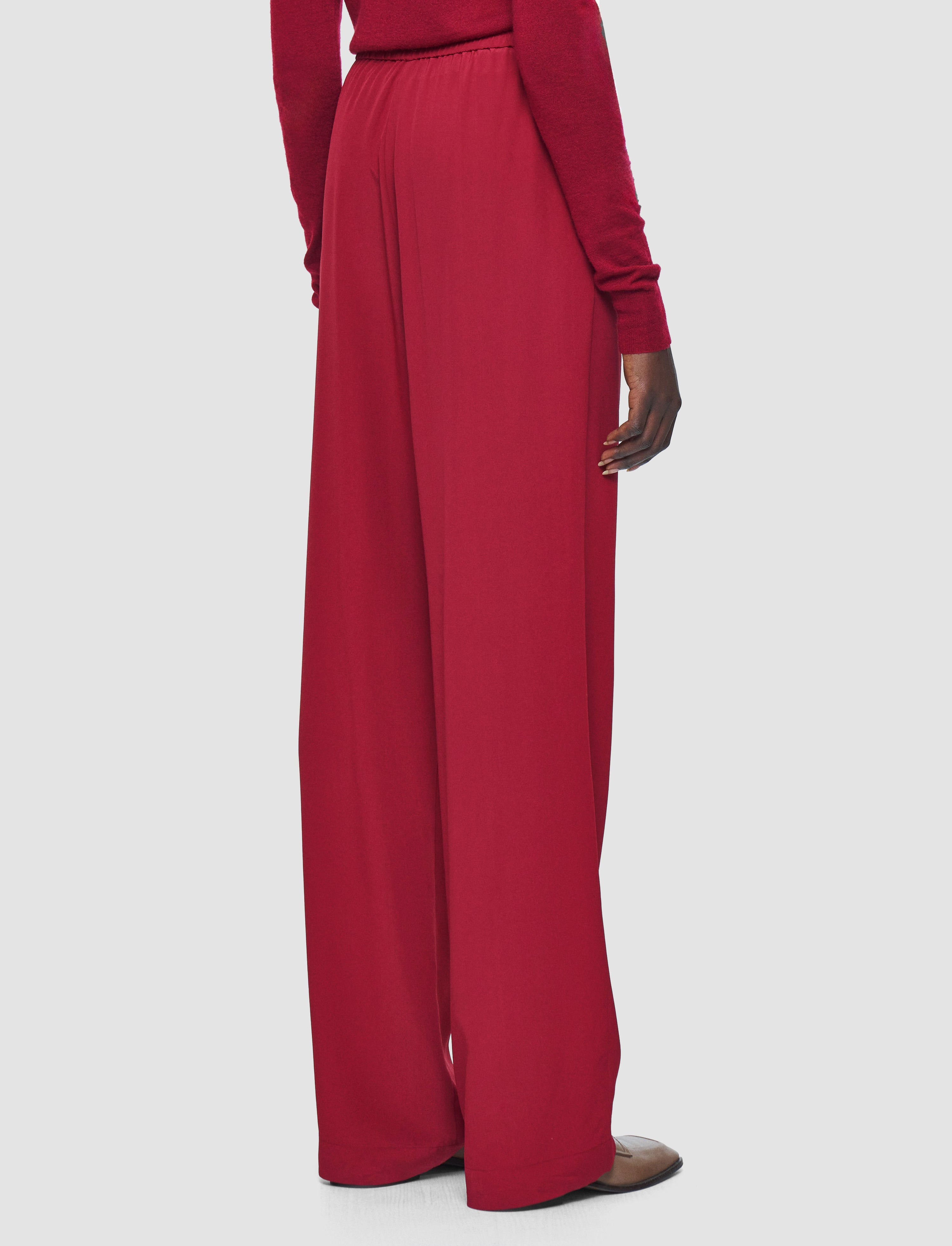 Sahel Crepe de Chine Silk Trousers - 3