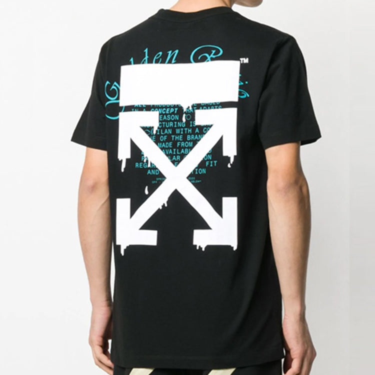 Off-White C/O Virgil Abloh Men'S Black Fibonacci Dripping Arrows Slim OMAA027R201850051001 - 6