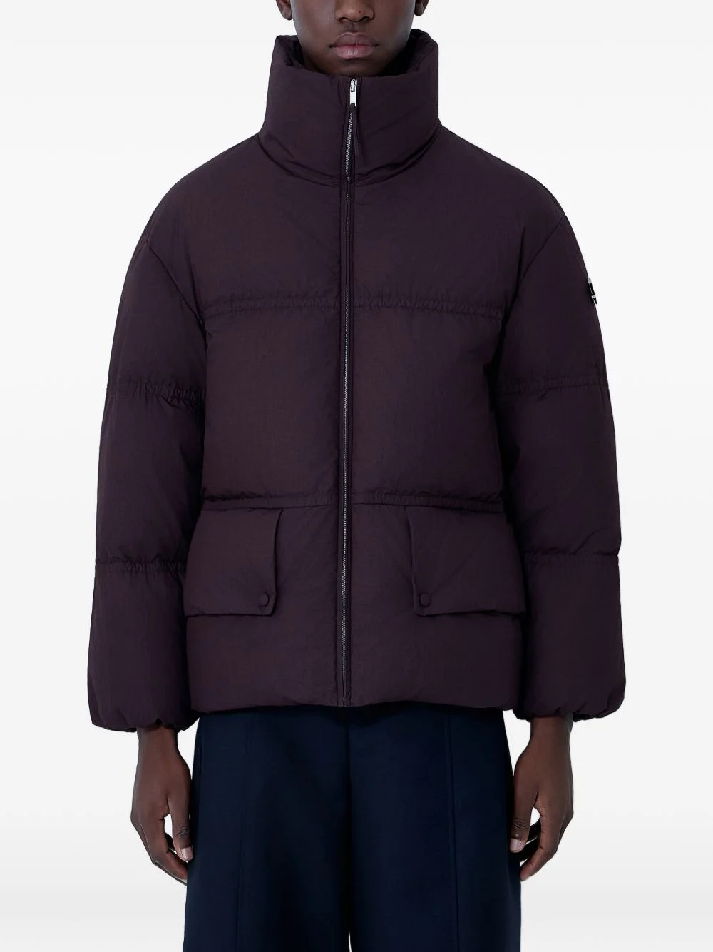 x Jil Sander logo padded jacket - 1