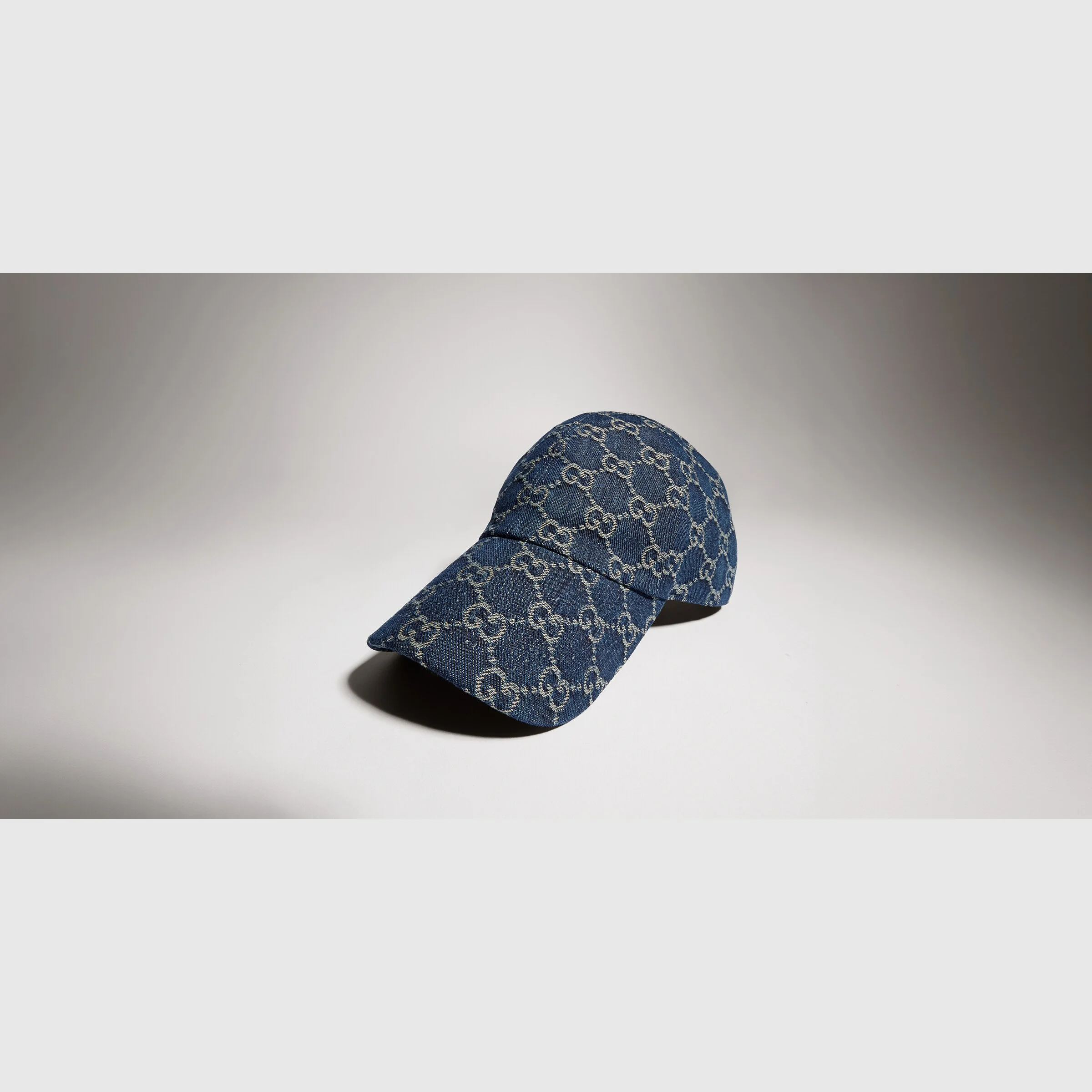 GG cotton denim baseball hat - 1