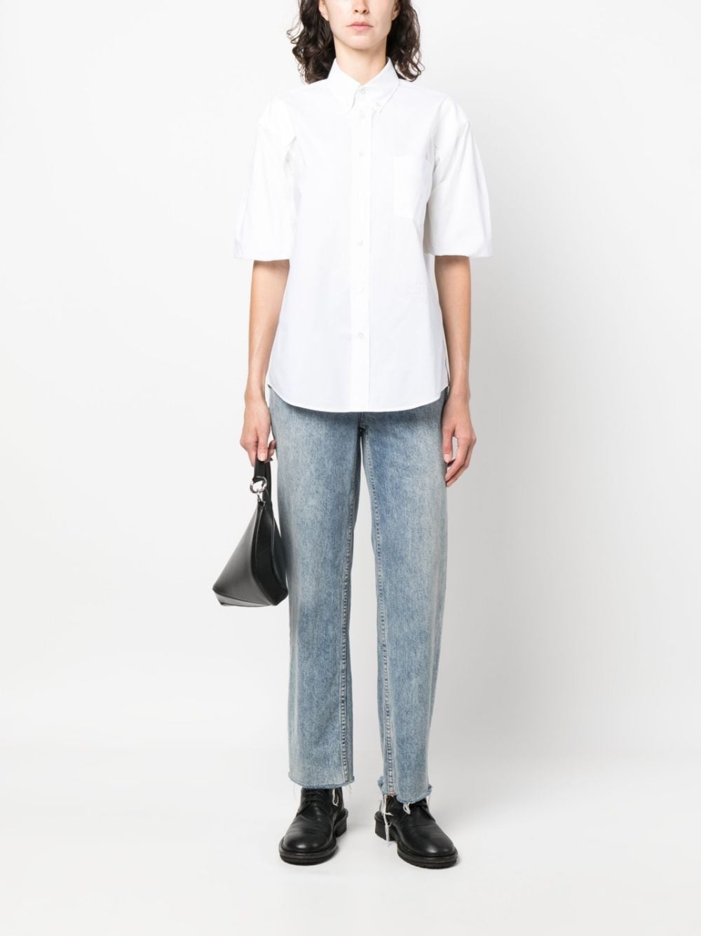 short-sleeve cotton shirt - 2
