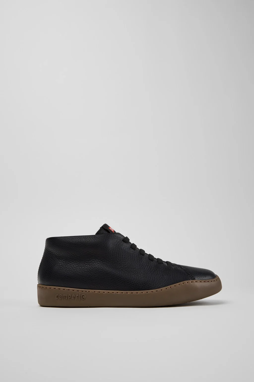 Peu Touring Black Leather Sneakers for Men. - 1