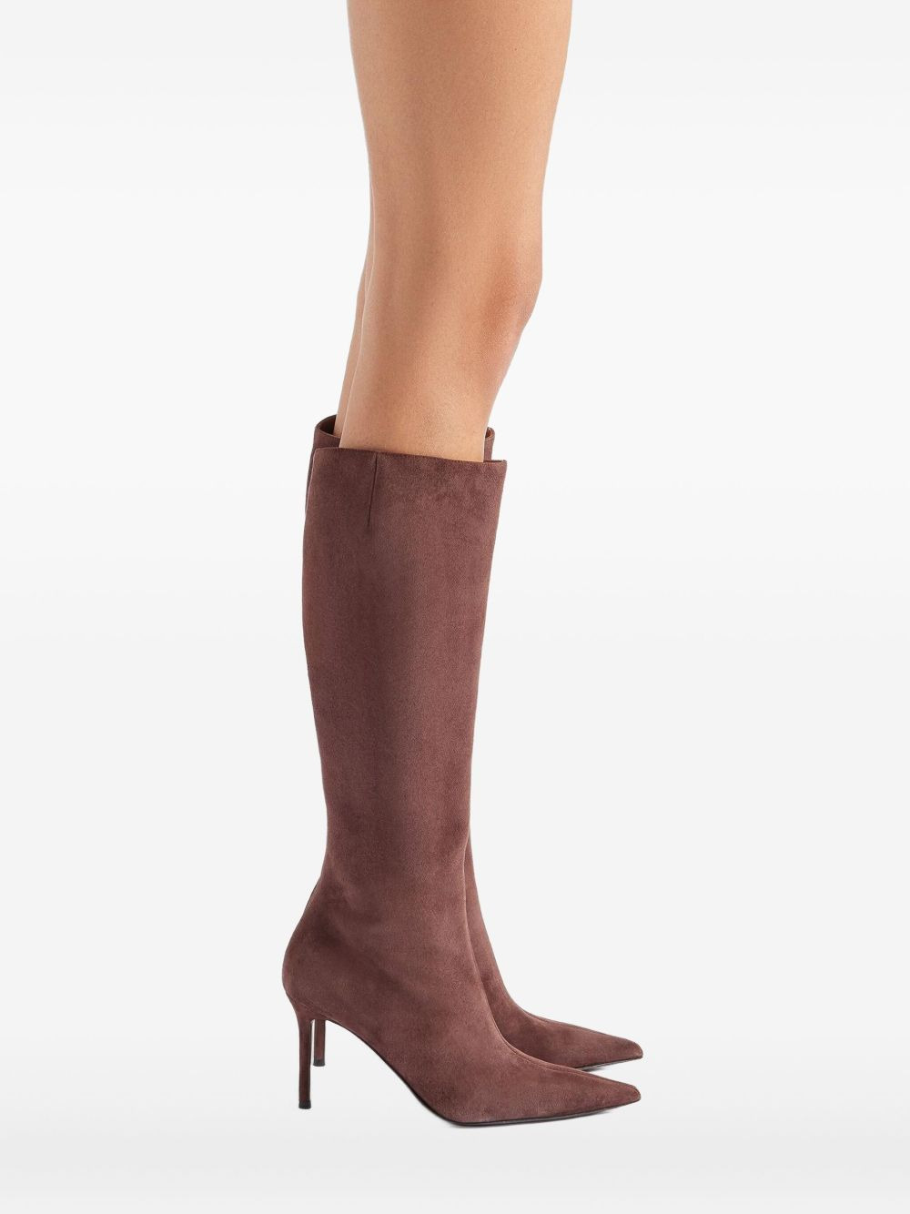 85mm Tamigi suede pointed-toe knee-high boots - 3