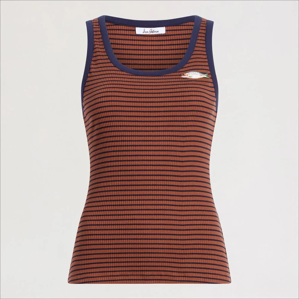 Sleeveless Knit Tank - 1