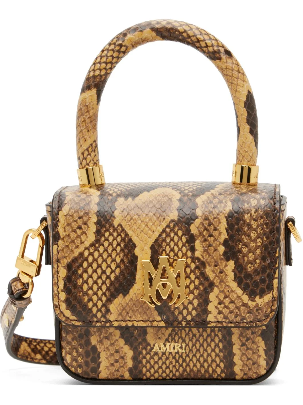 Brown Python Nano MA Bag - 1