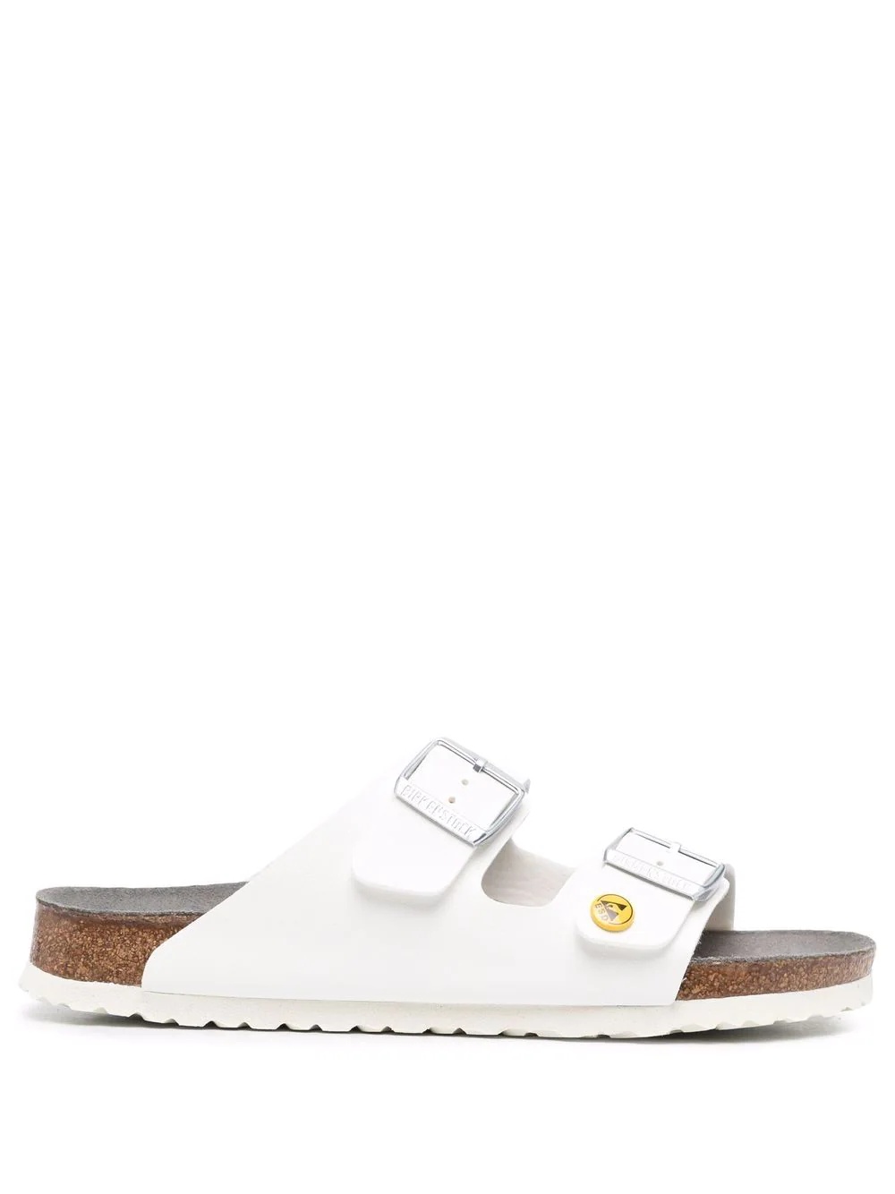 side buckle fastened sandals - 1