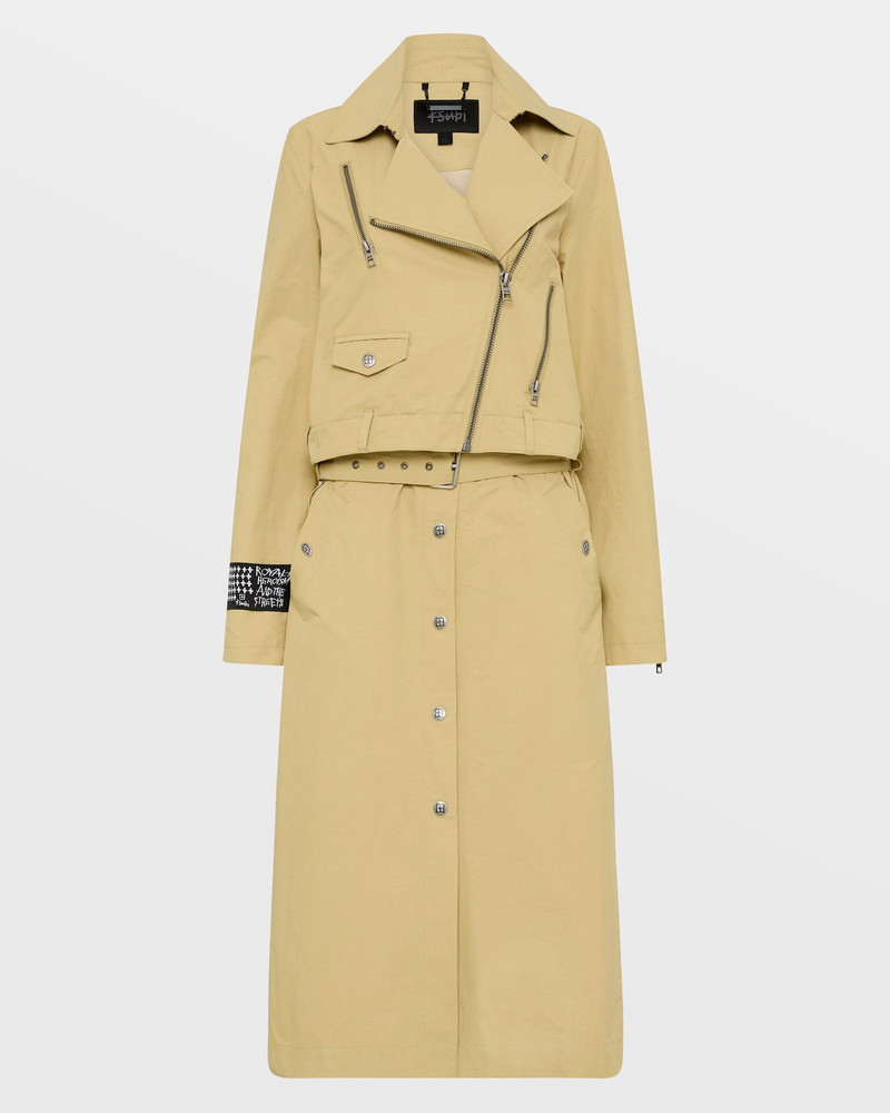 INCOGNITO BIKER/TRENCH KHAKI 6