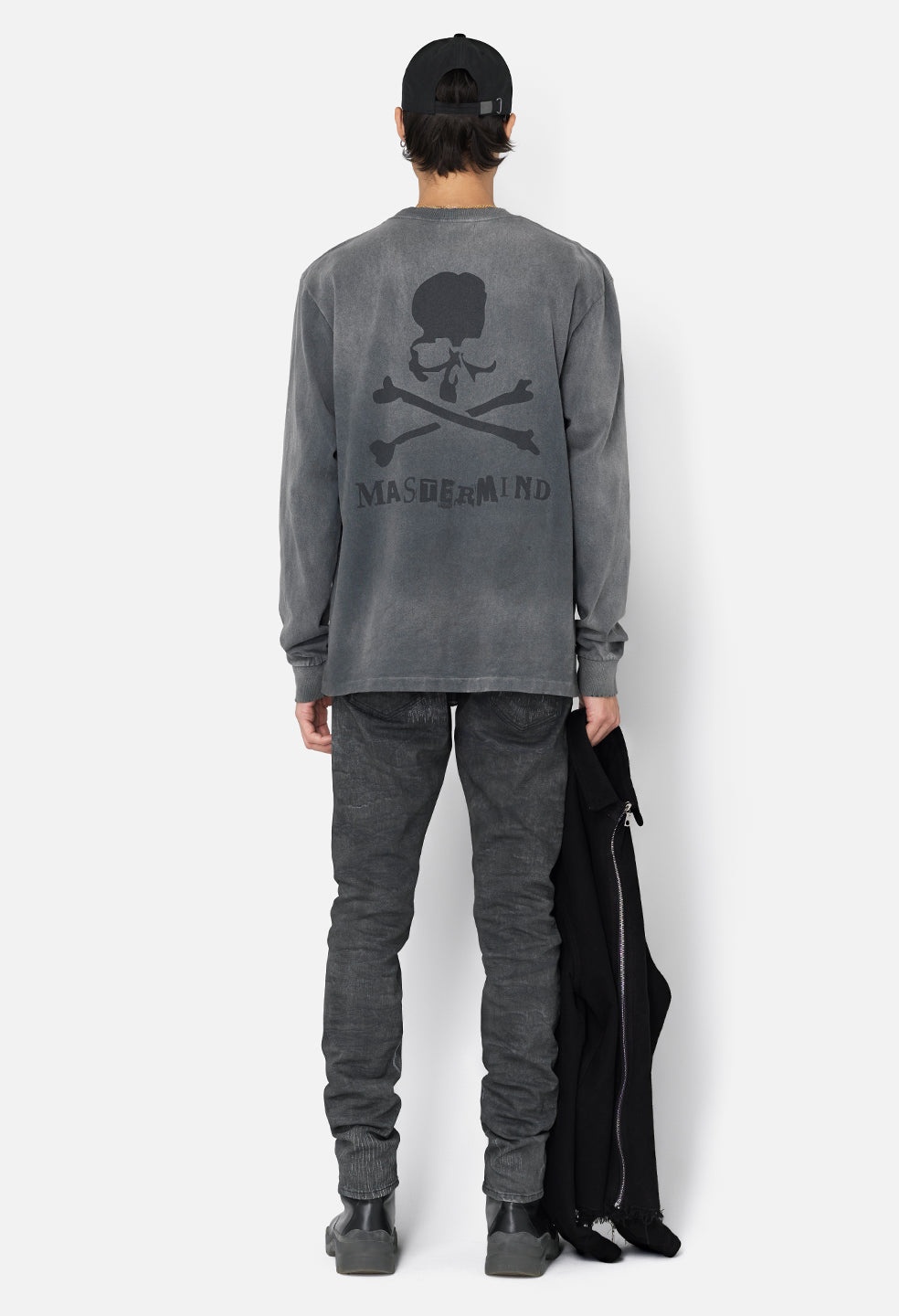 JE X MASTERMIND LS VINTAGE ROCK TEE - 5