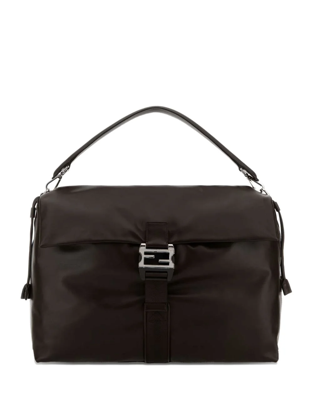 buckle-detail messenger bag - 1