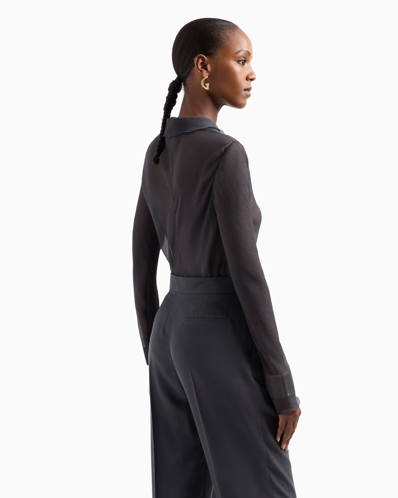 SILK CRÉPON SHIRT - 3