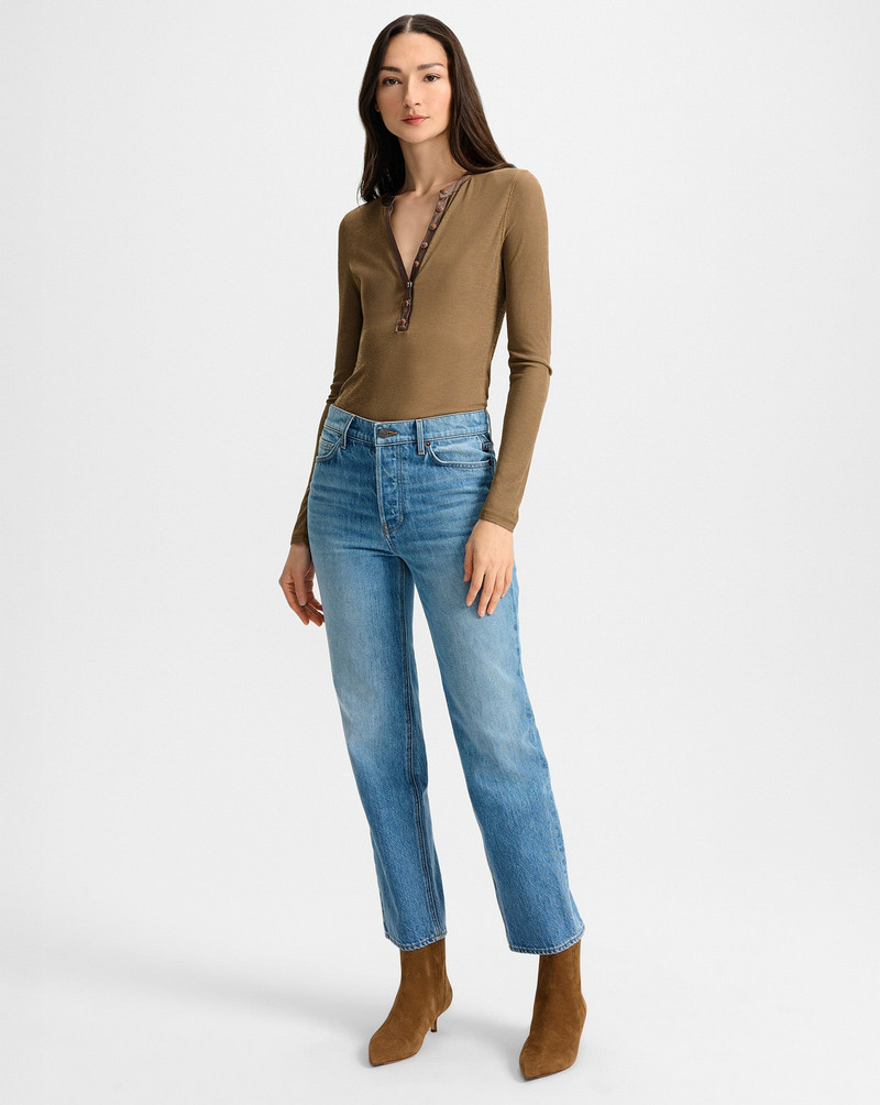 VERONICA BEARD LEAH STRAIGHT-LEG JEAN outlook